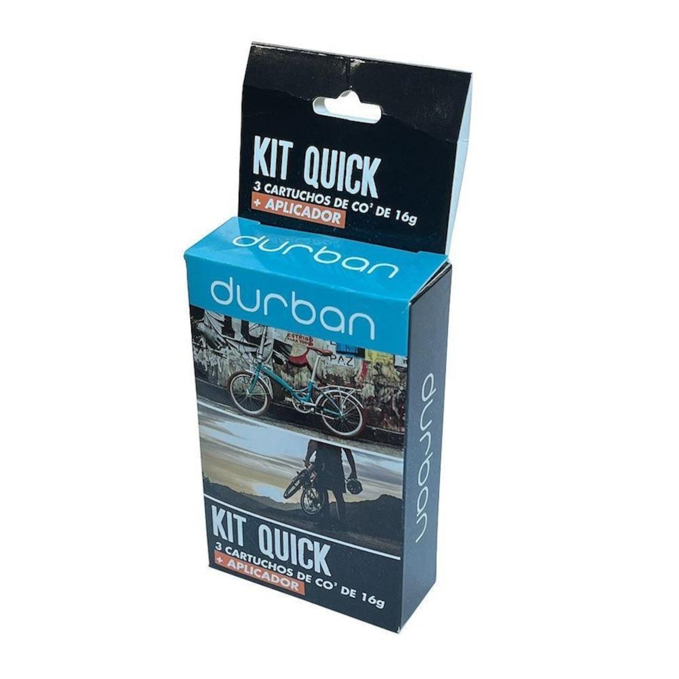 Kit de Aplicador de Ar Co2 Durban Compacto para Pneu Bike Com Com 3 Cartucho - Foto 5