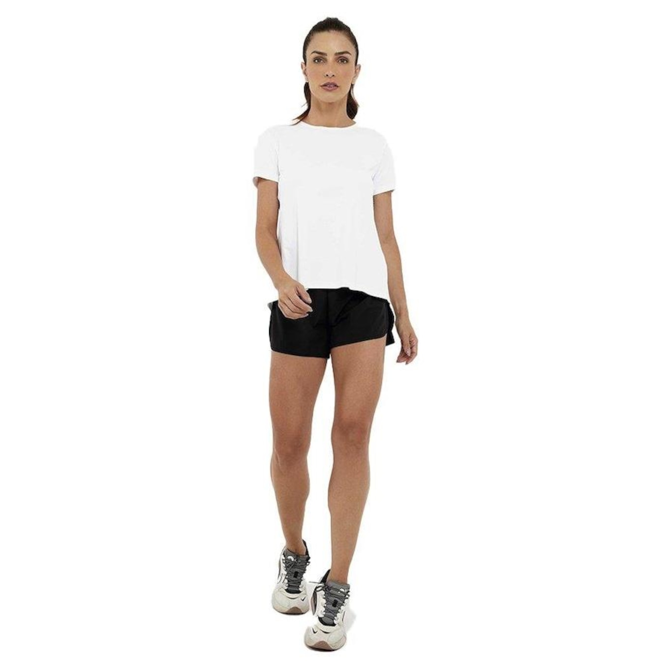 Camiseta Alto Giro Skin Fit Trasnpasse - Feminina - Foto 3