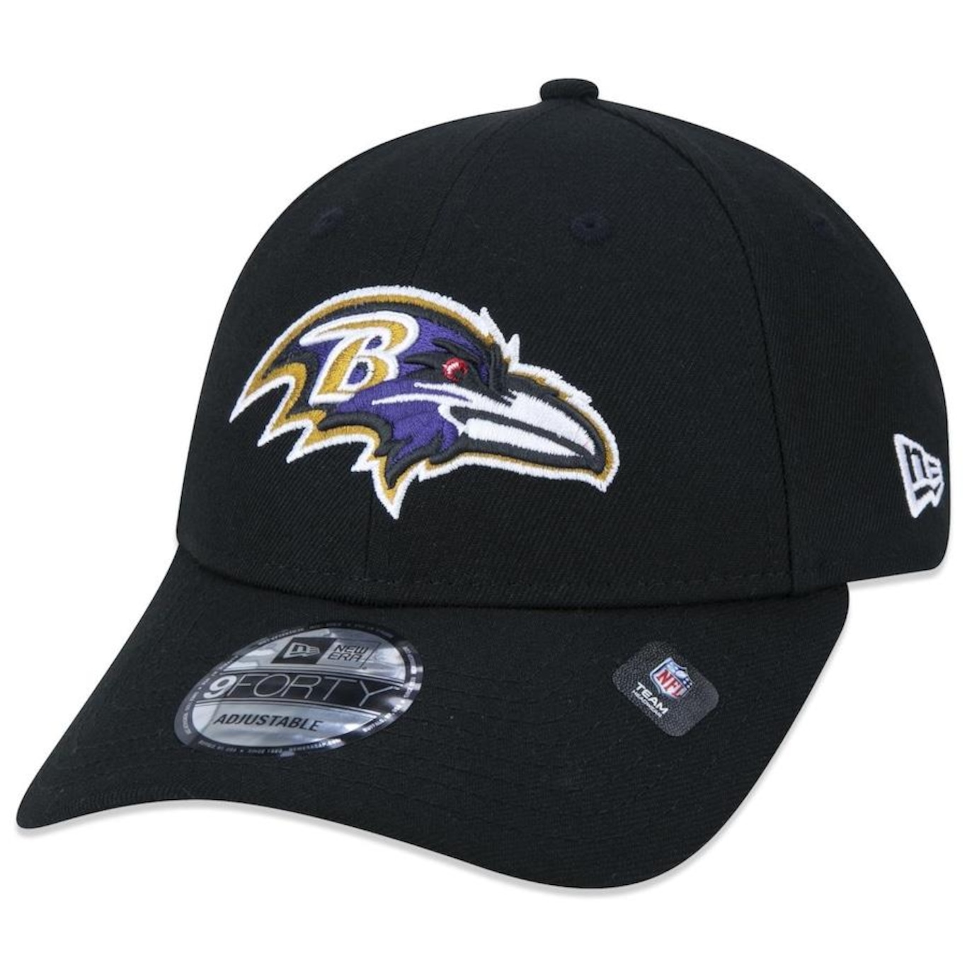 Boné Aba Curva New Era 9Forty NFL Baltimore Ravens - Snapback - Adulto - Foto 1