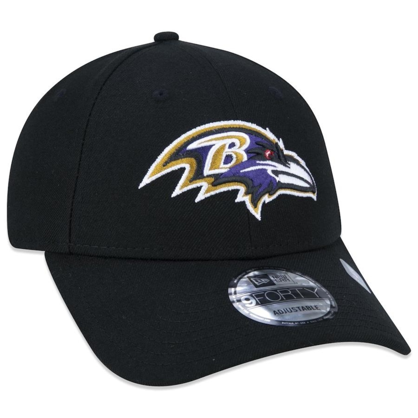 Boné Aba Curva New Era 9Forty NFL Baltimore Ravens - Snapback - Adulto - Foto 3