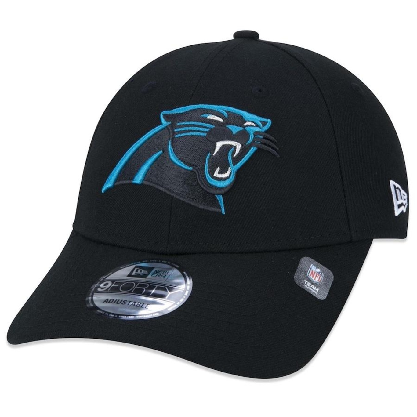 Boné Aba Curva New Era 9Forty NFL Carolina Panthers - Snapback - Adulto - Foto 1