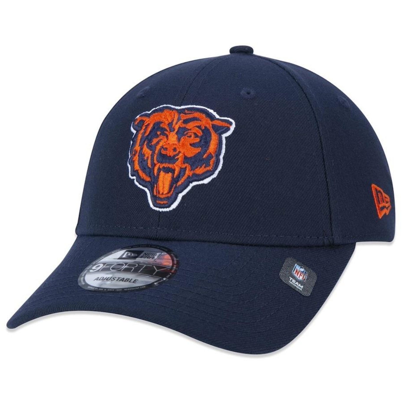 Boné Aba Curva New Era 9Forty NFL Chicago Bears - Snapback - Adulto - Foto 1