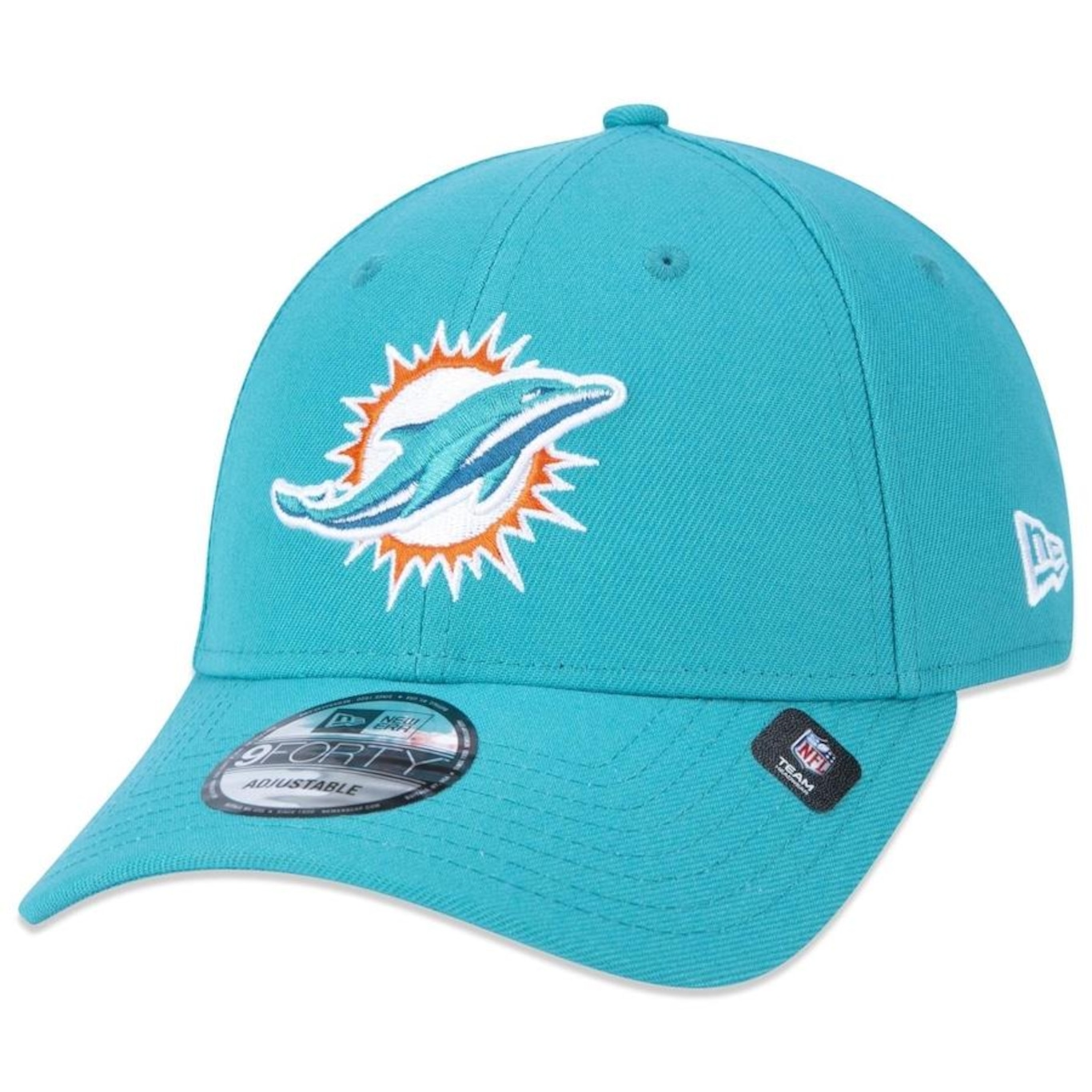 Boné Aba Curva New Era 9Forty NFL Miami Dolphins - Snapback - Adulto - Foto 1