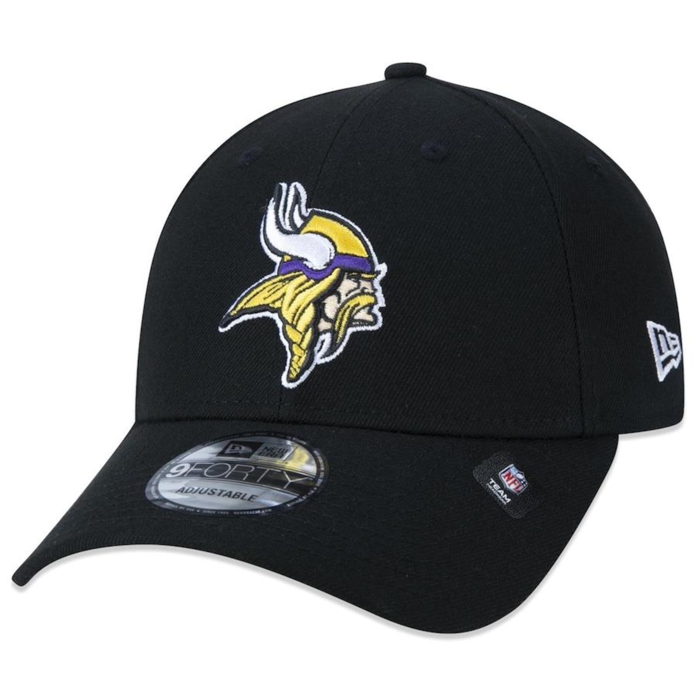 Boné Aba Curva New Era 9Forty NFL Minnesota Vikings - Snapback - Adulto - Foto 1