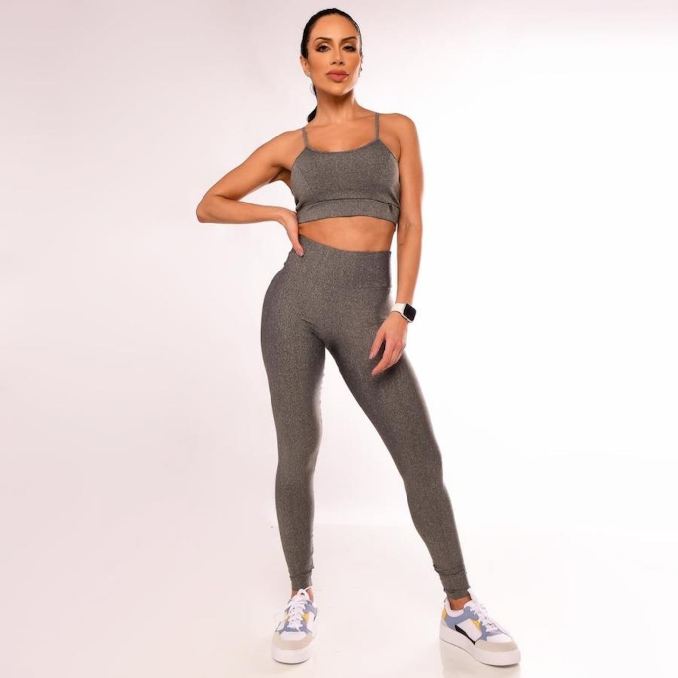 Calça Legging Vibs Fitwear Cintura Alta - Feminina - Foto 6