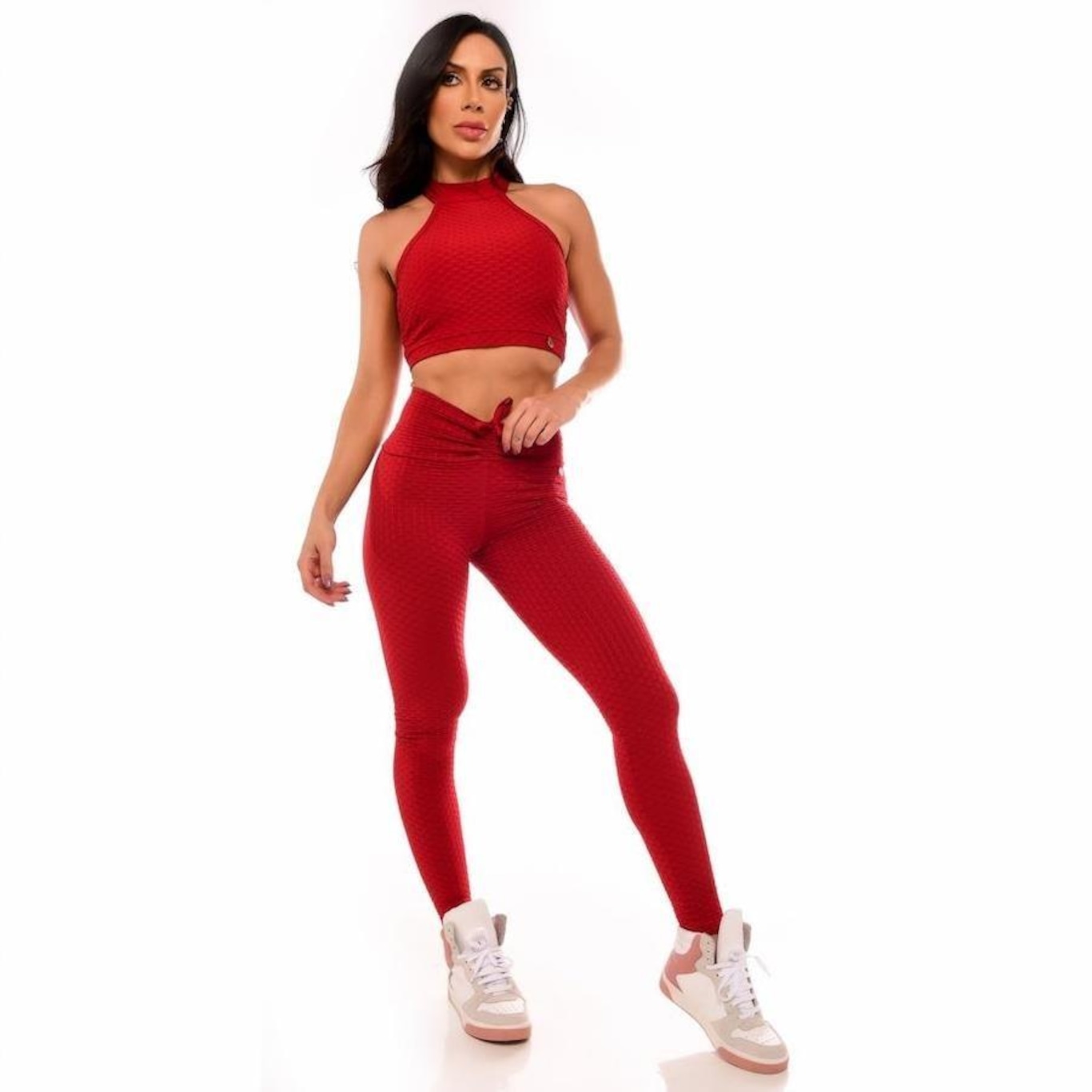 Calça Legging Vibs Fitwear Empina Bumbum - Feminina - Foto 3