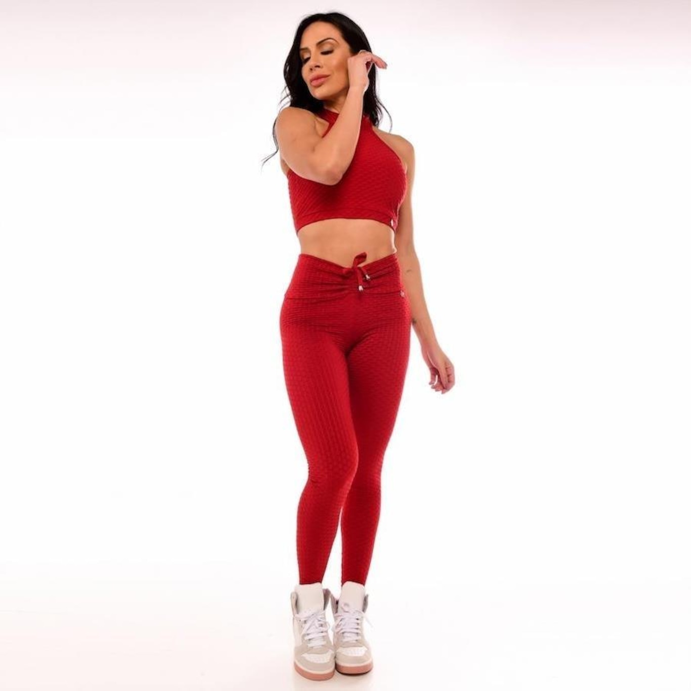 Calça Legging Vermelha Hips