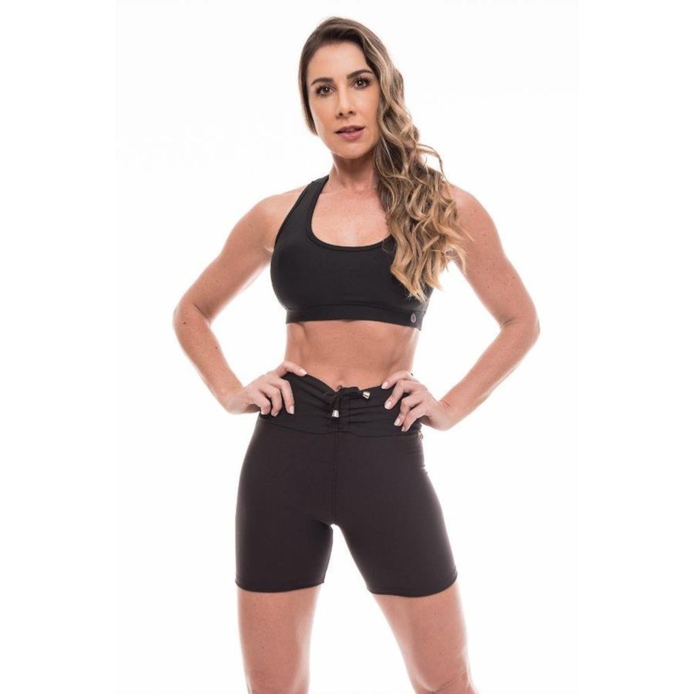 Shorts Modelador Vibs Fitwear Empina Bumbum - Feminino - Foto 4