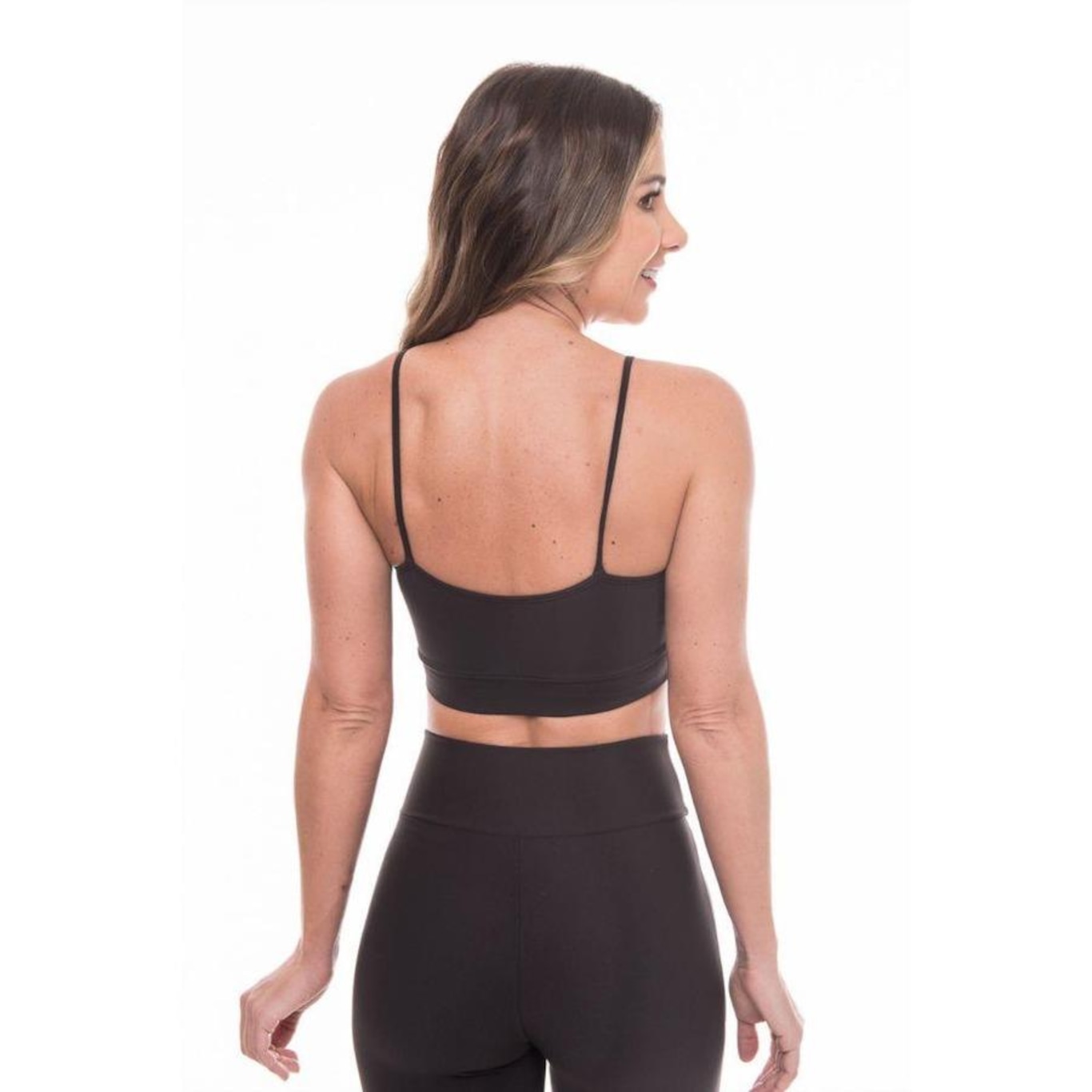 Top Fitness Vibs Fitwear com Bojo Removível e Alças Finas - Feminino - Foto 2