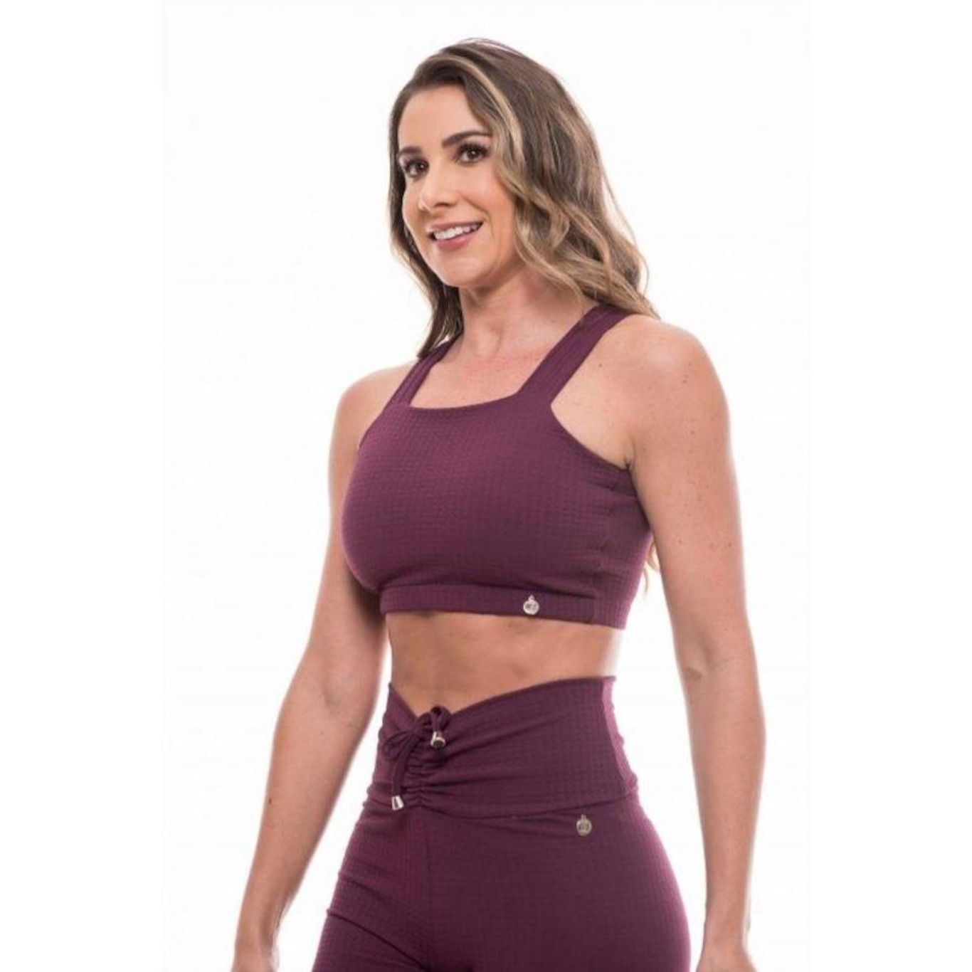 Top Fitness Vibs Fitwear com Bojo e Alças Removível - Feminino - Foto 2