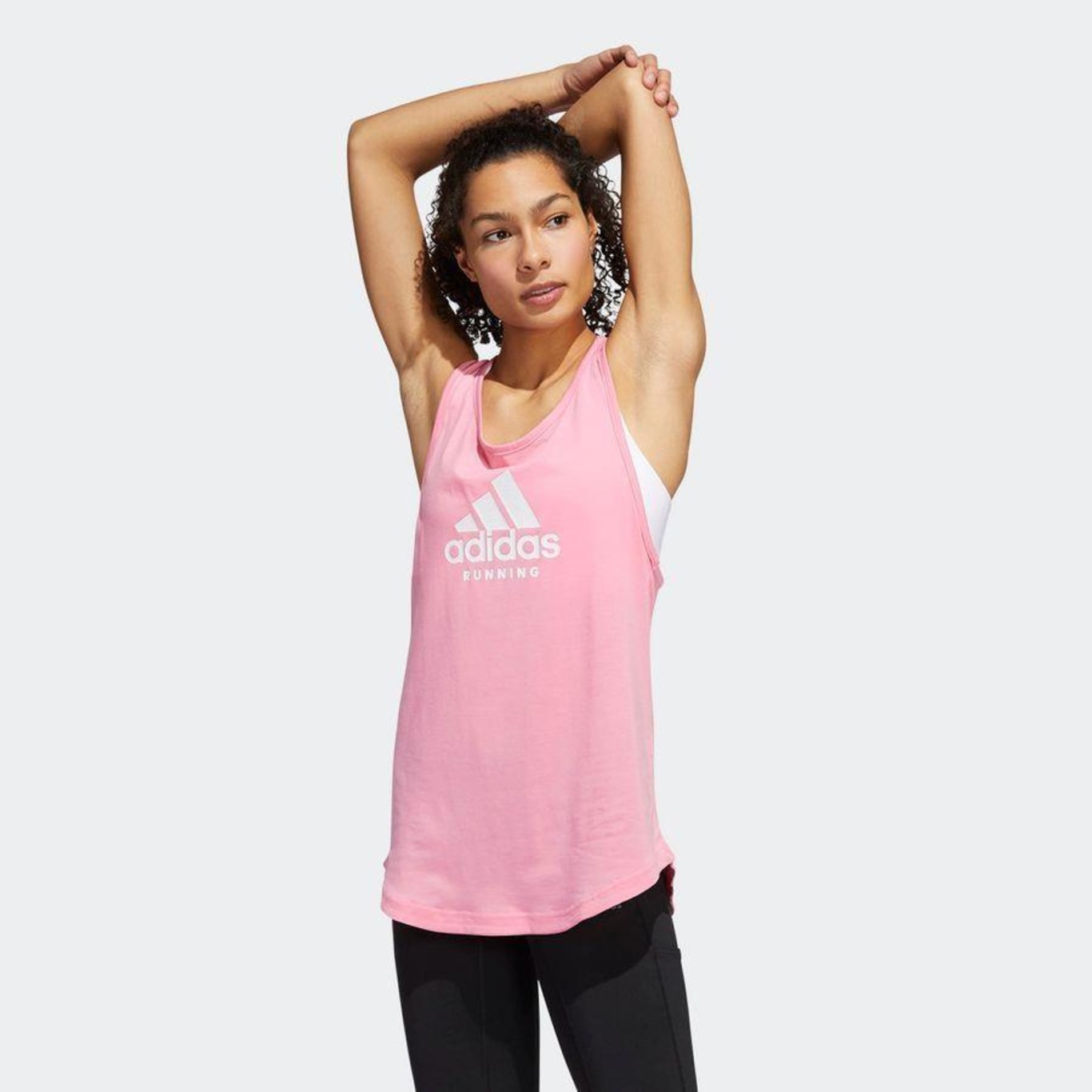 Camiseta Regata adidas Logo Running - Feminina - Foto 2