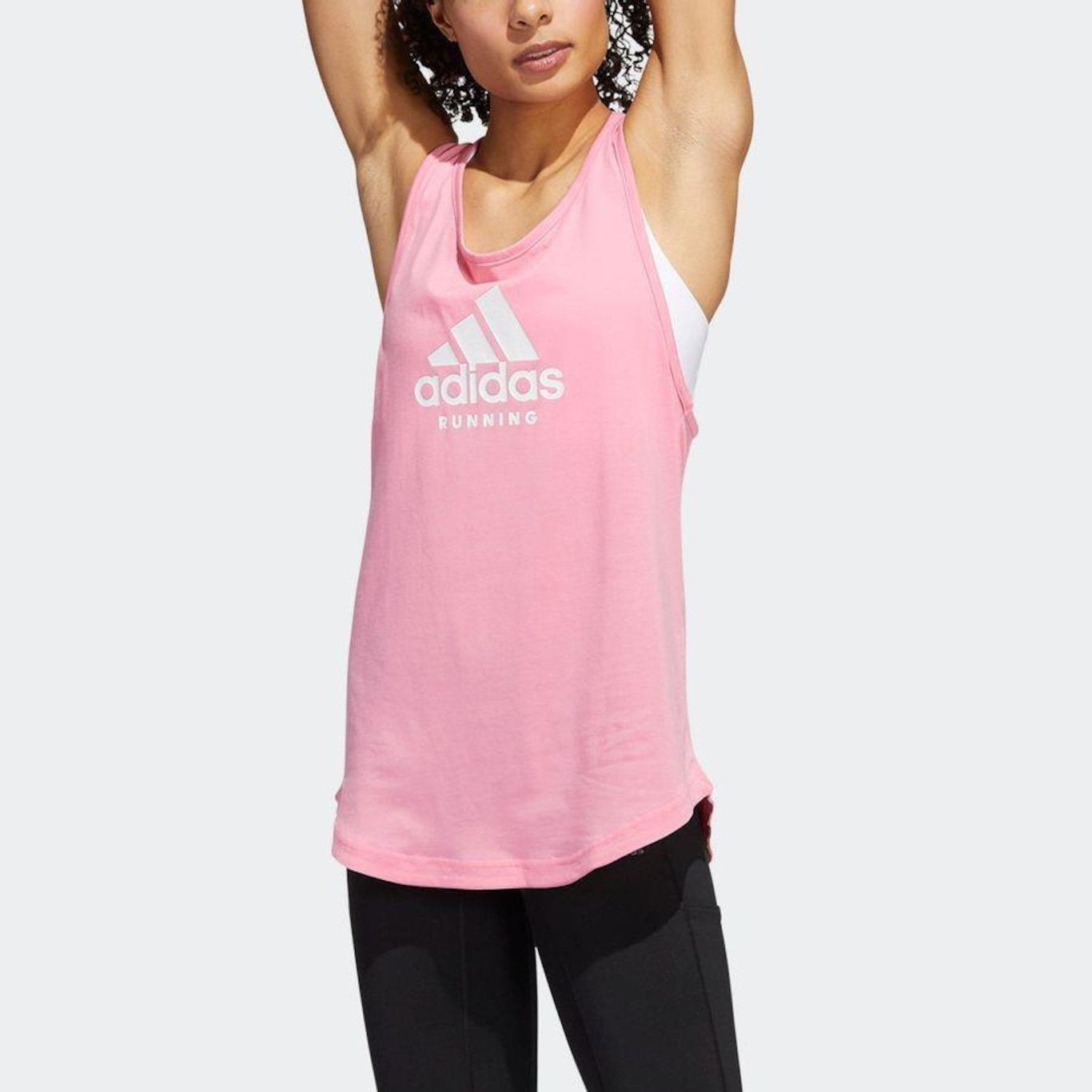 Camiseta Regata adidas Logo Running - Feminina - Foto 3