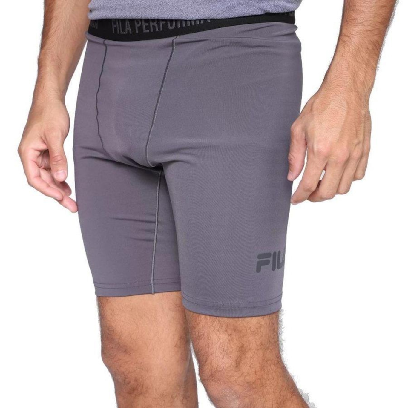 Bermuda de Compressão Fila Compress Skin - Masculina - Foto 1