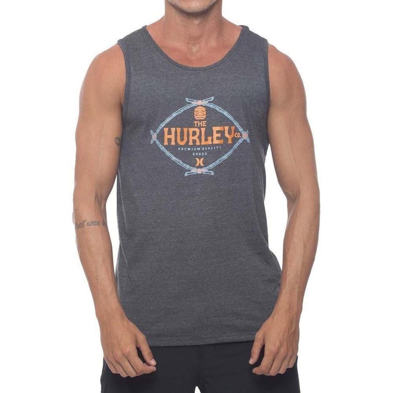 Camiseta Regata Hurley Silk Bamboo - Masculina - Foto 1