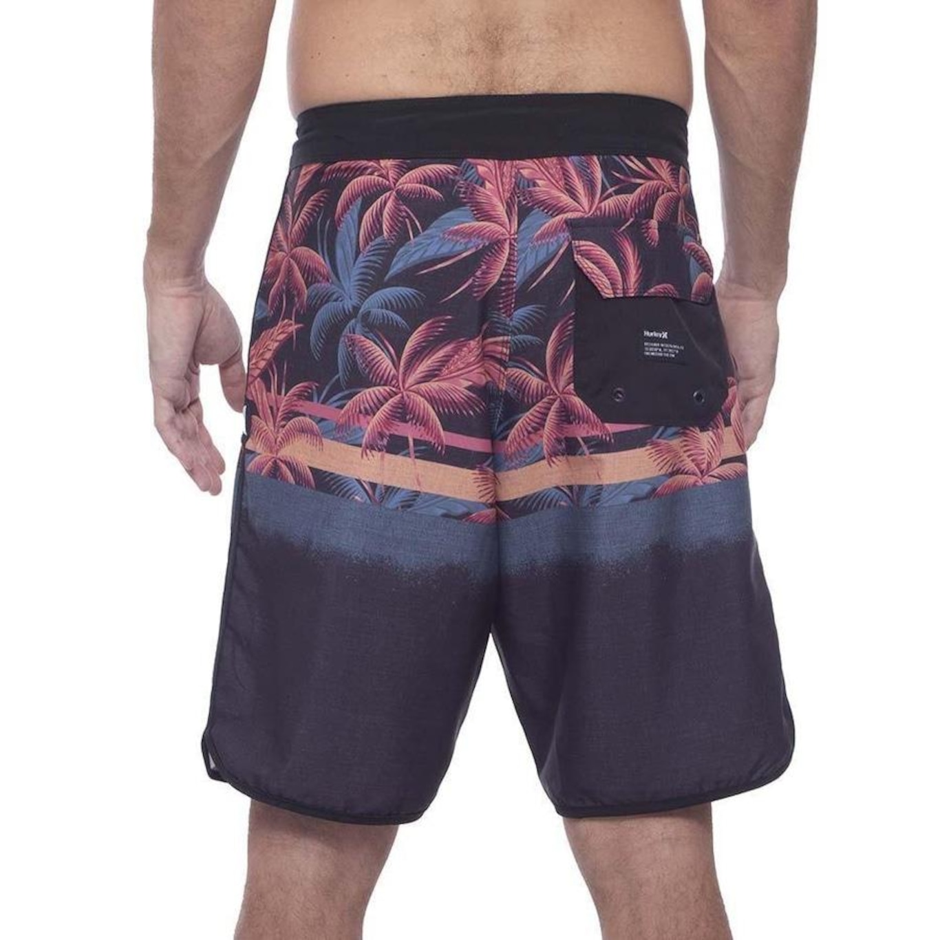 Bermuda Hurley Tropic Night 19,5" - Masculina - Foto 2