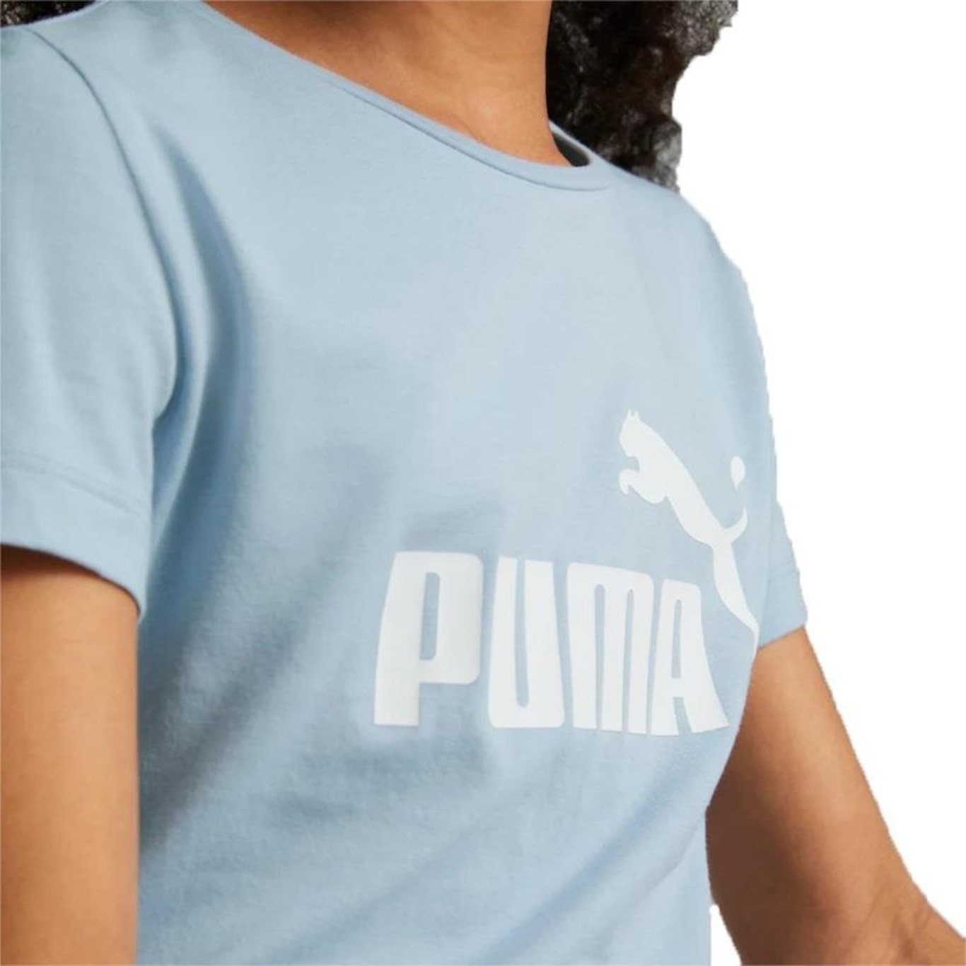 Camiseta Puma Essentials Logo - Infantil - Foto 3