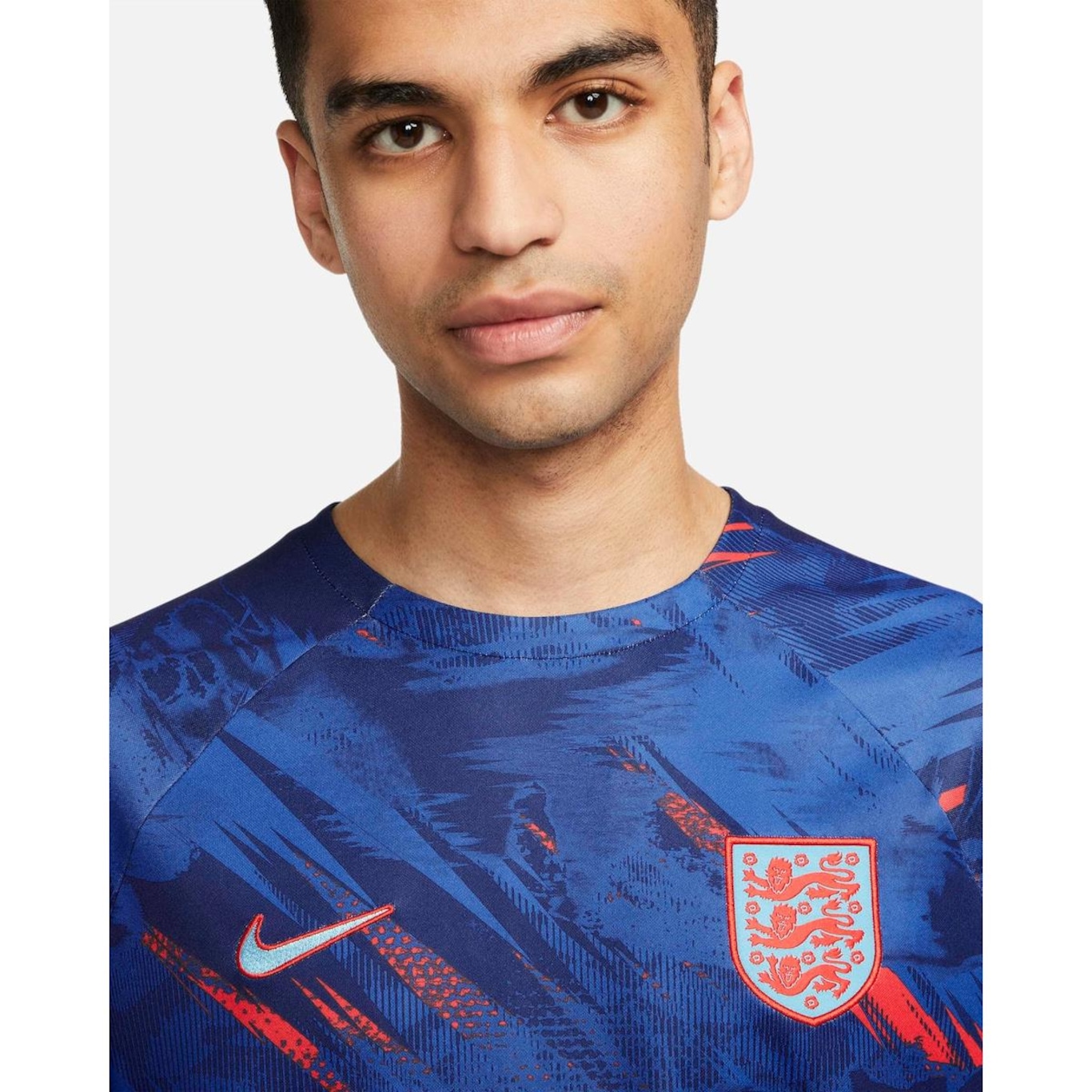 Camiseta Inglaterra Nike Pré-Jogo - Masculina - Foto 3