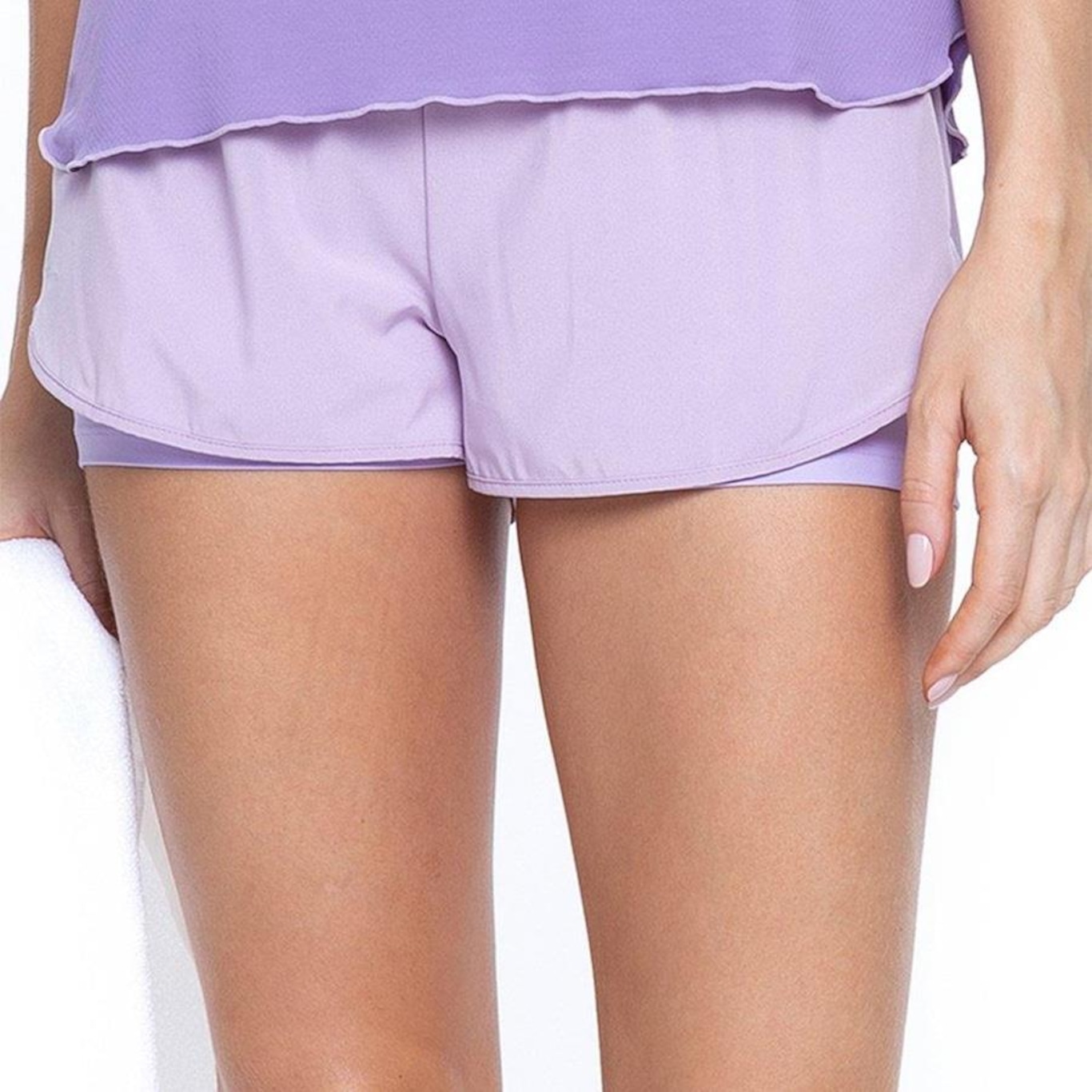 Shorts Run More Silky - Feminino - Foto 1