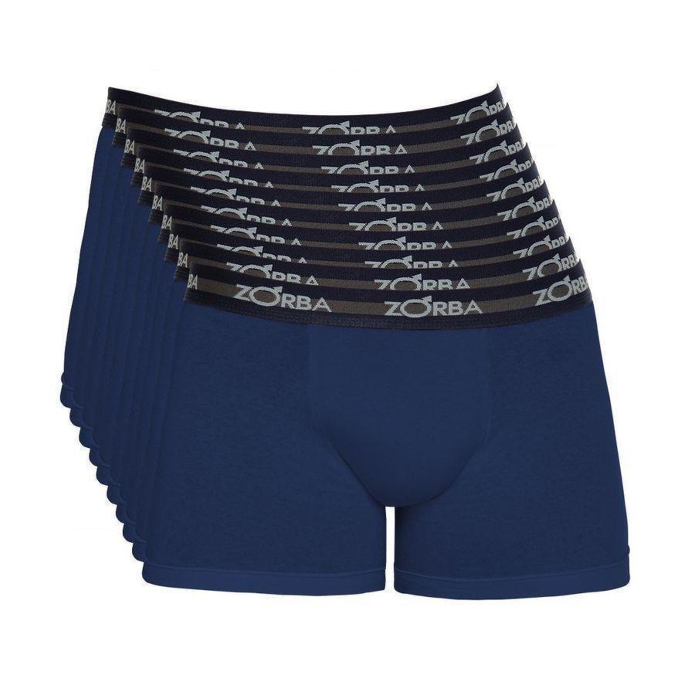 Kit Cuecas Boxer Zorba Algodão Max 702 - 10 Unidades - Masculino - Foto 1