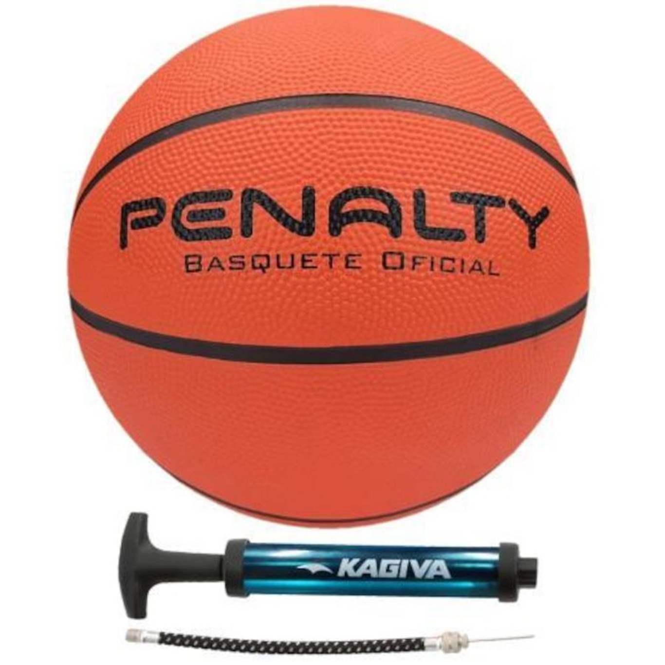 Bola Basquete Penalty 7.8 Crossover + Bomba de Ar - EsporteLegal