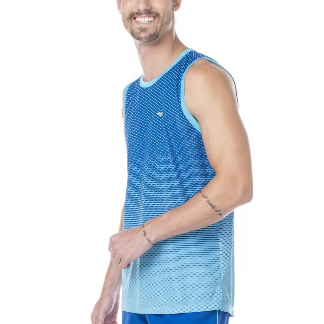 Camiseta Regata Rainha Degradê Beach Tennis - Masculina - Foto 3