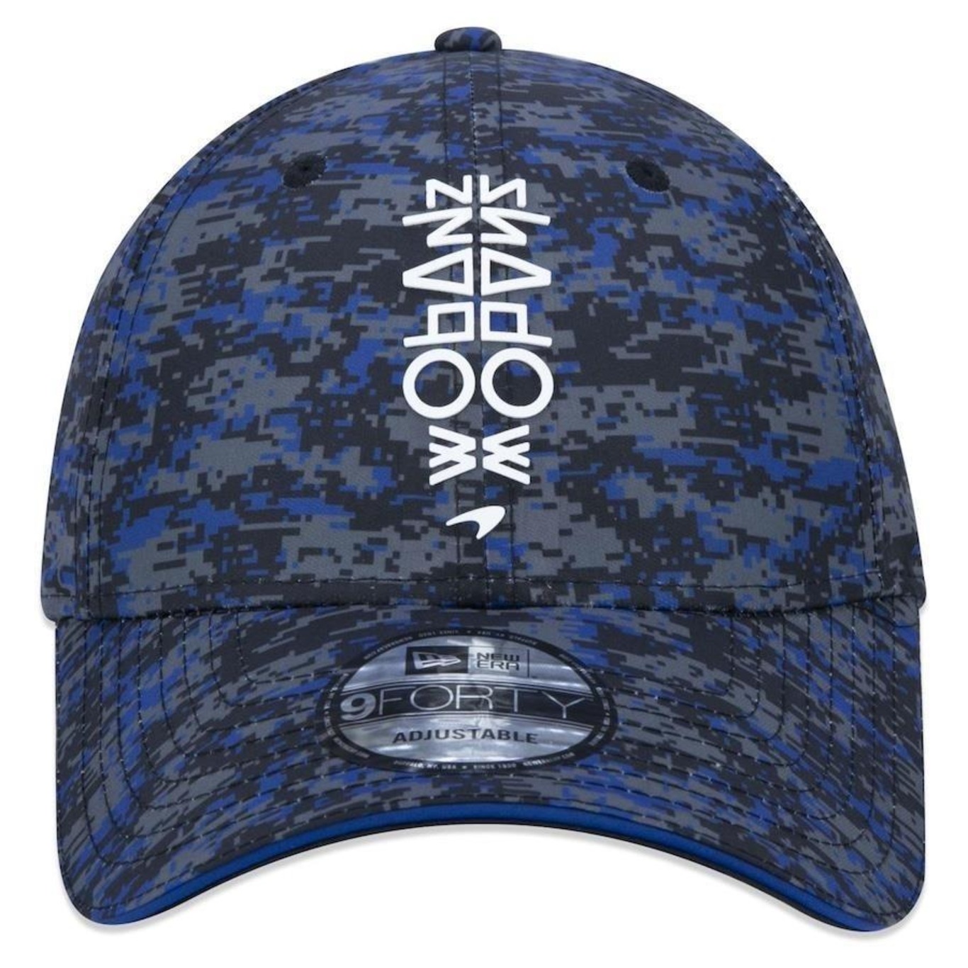 Boné New Era 9Forty Oficial Mclaren F1 Team Digital Camo Ajustavel - Snapback - Adulto - Foto 3