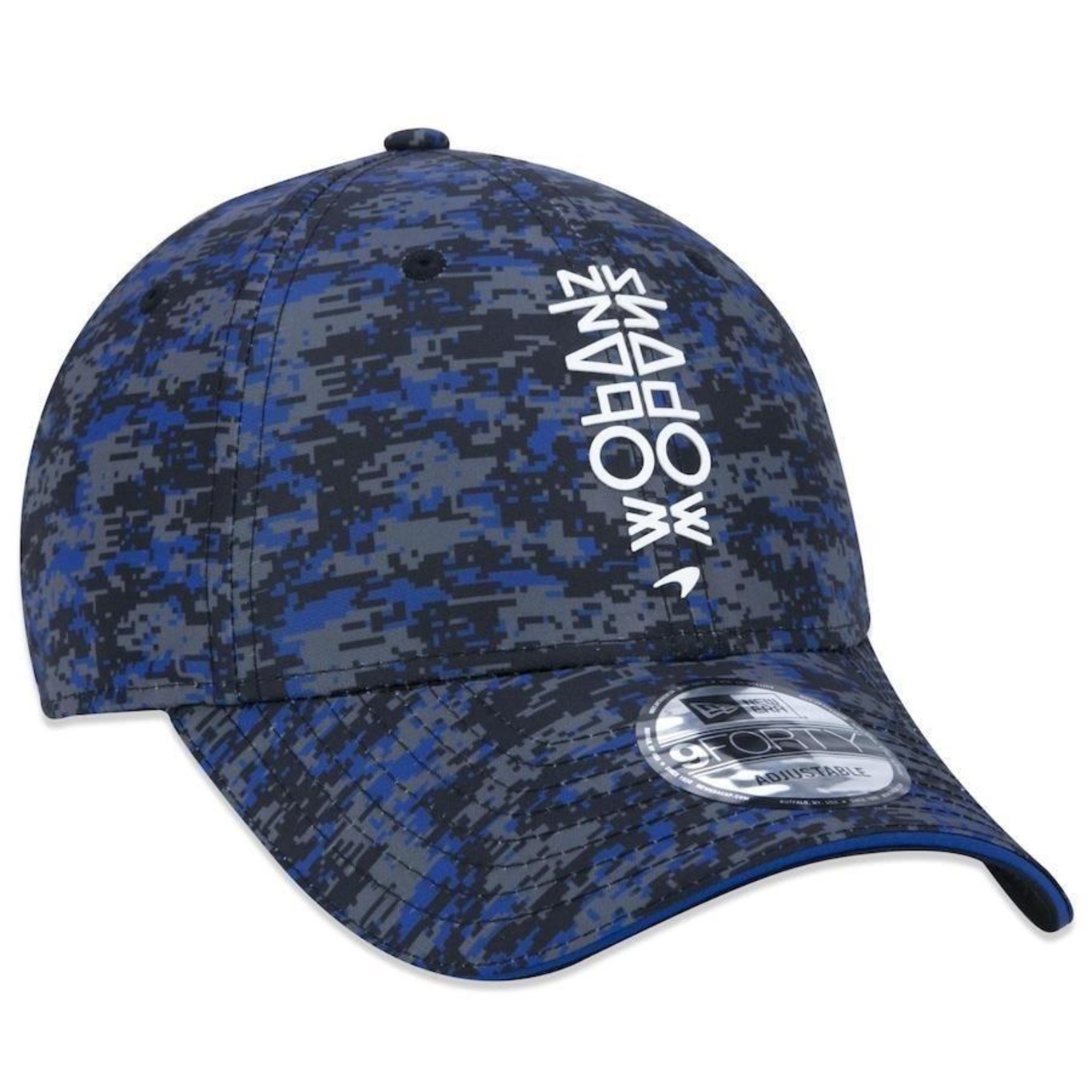 Boné New Era 9Forty Oficial Mclaren F1 Team Digital Camo Ajustavel - Snapback - Adulto - Foto 4