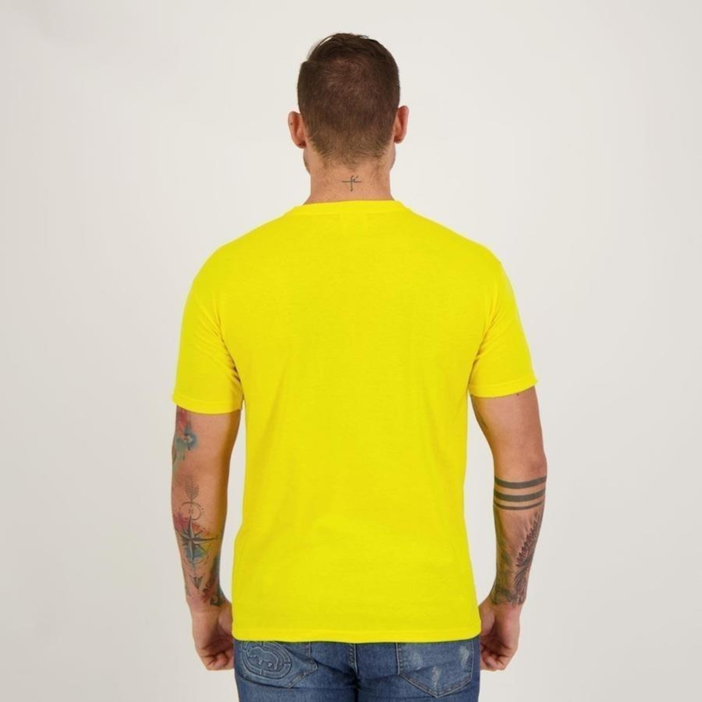 Camiseta Futfanatics HQ Brasil - Masculina - Foto 4