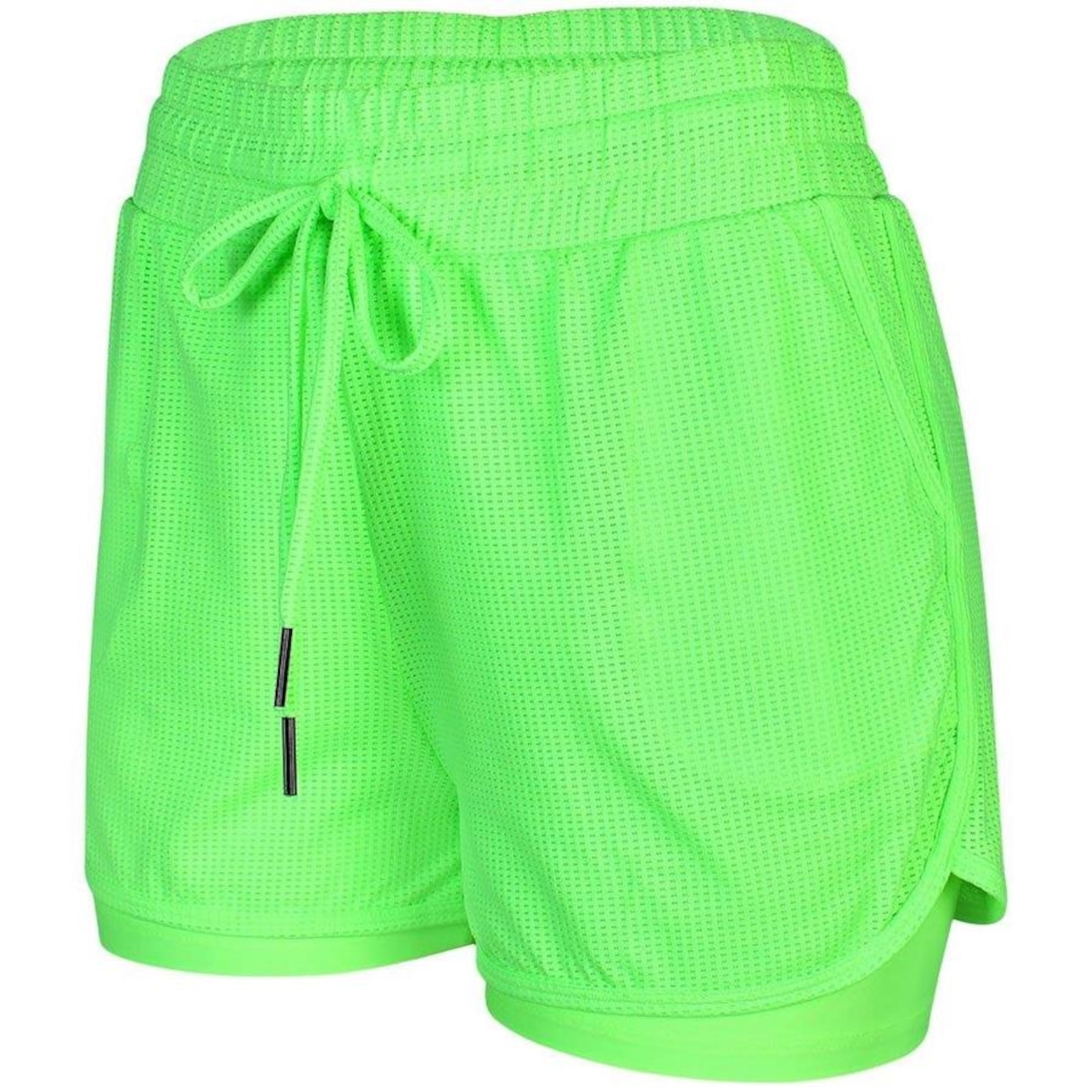 Short Rola Moça Duplo Beach Tennis - Feminino - Foto 3