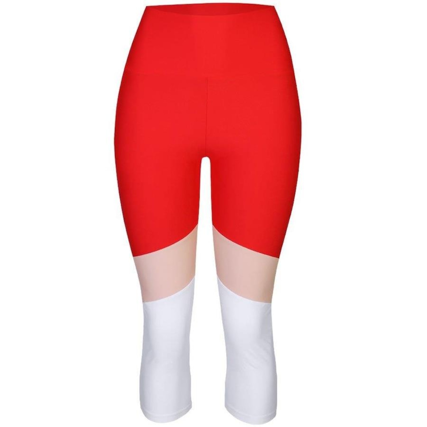 Calça Legging Corsário Rola Moça Rm Compression - Feminino - Foto 1