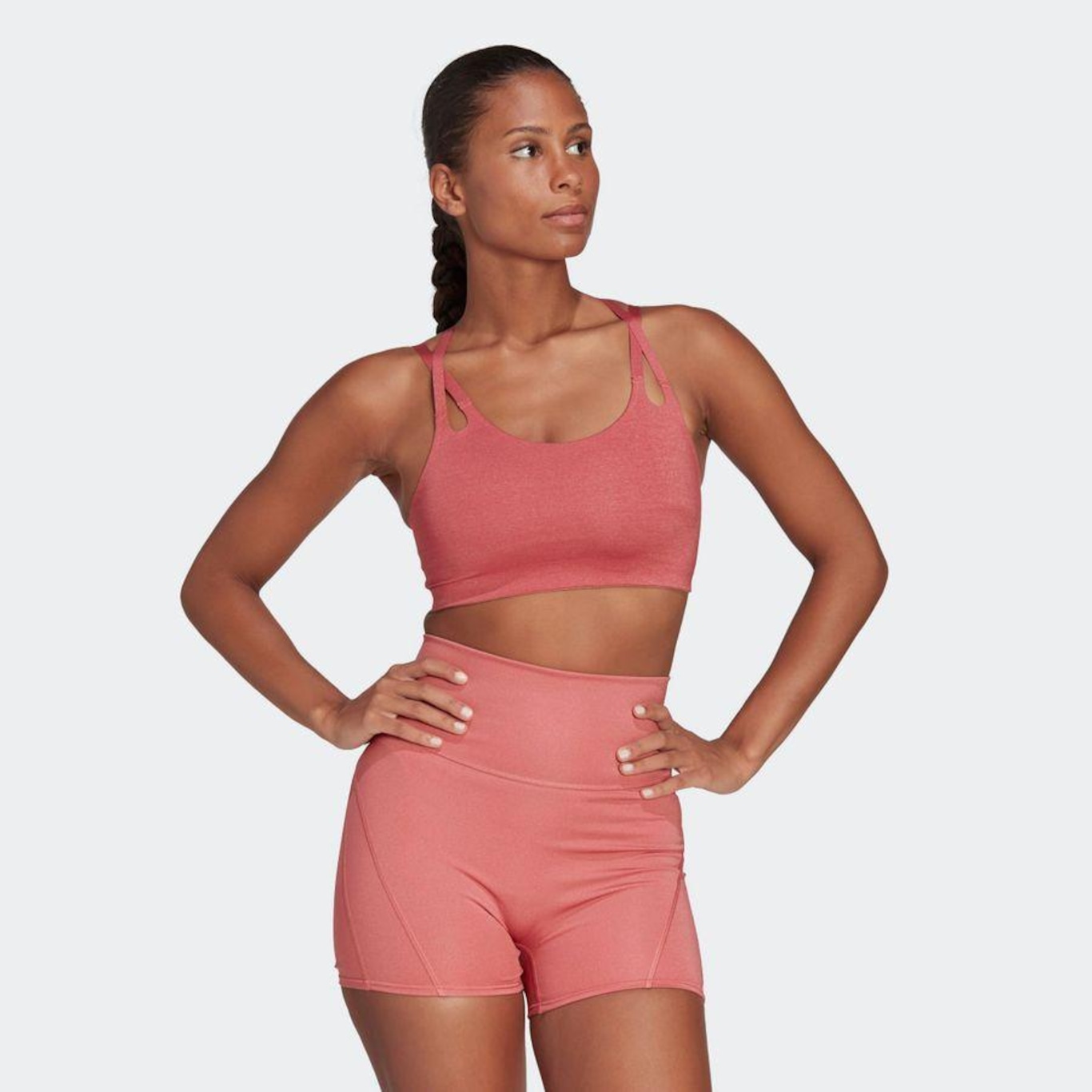 Camiseta Yoga Studio - Rosa adidas, adidas Brasil