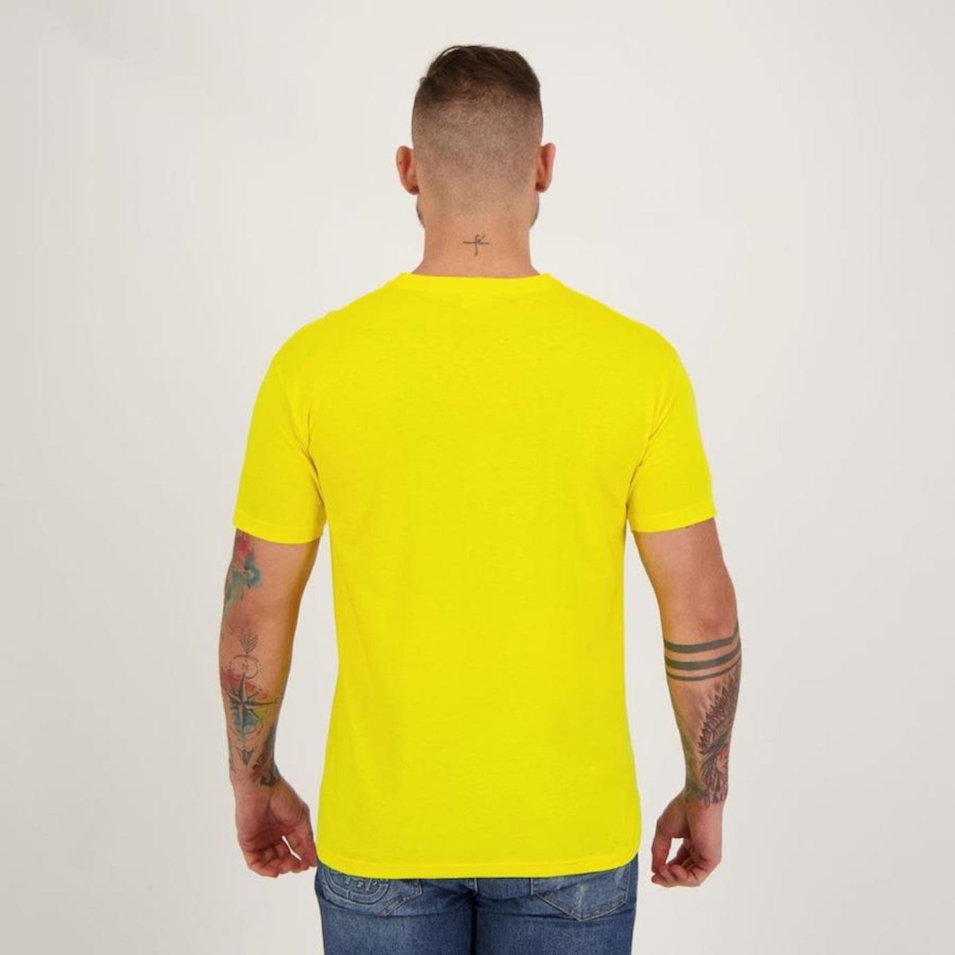 Camiseta Futfanatics Brasil Dancinha do Hexa - Masculina - Foto 3