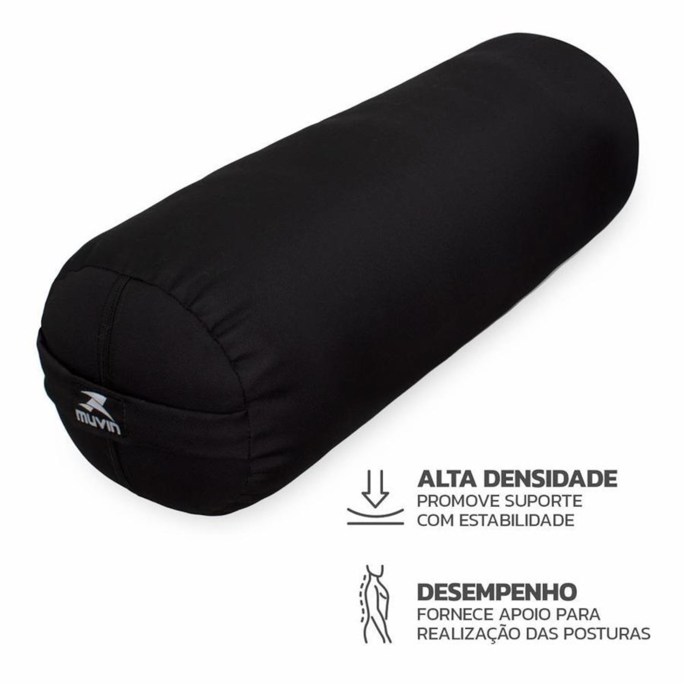 Bolster para Yoga Muvin Almofadão Cilíndrico - Foto 4