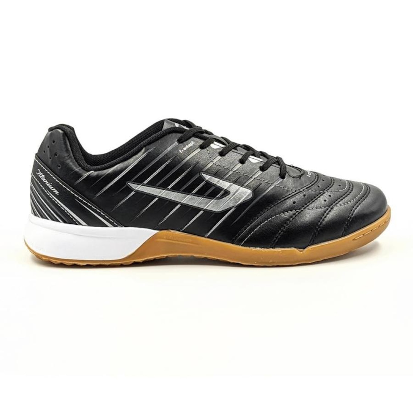 Chuteira Futsal Topper Titanium IX - Adulto - Foto 1