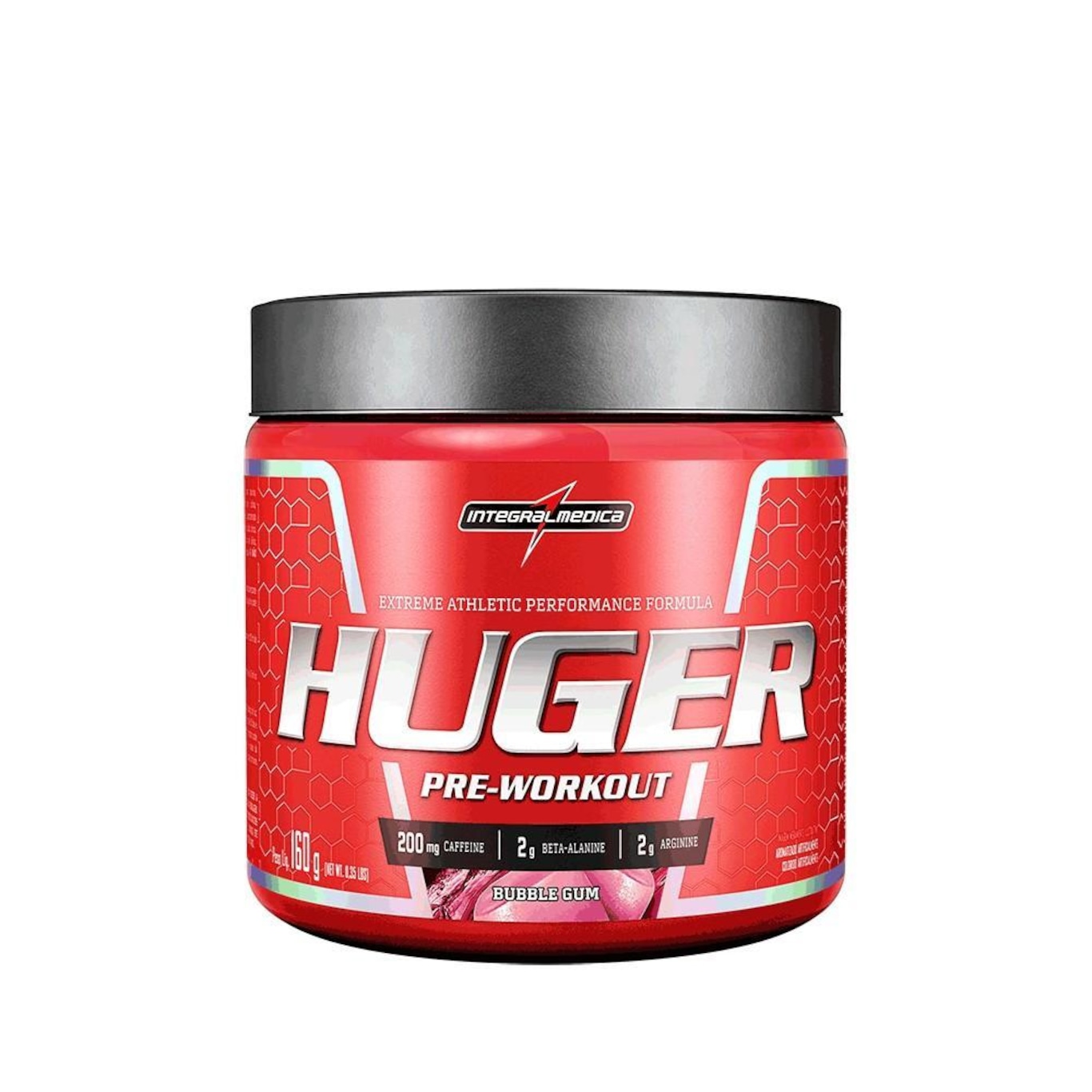 Huger Pre-Workout Integralmédica - 160g - Foto 1