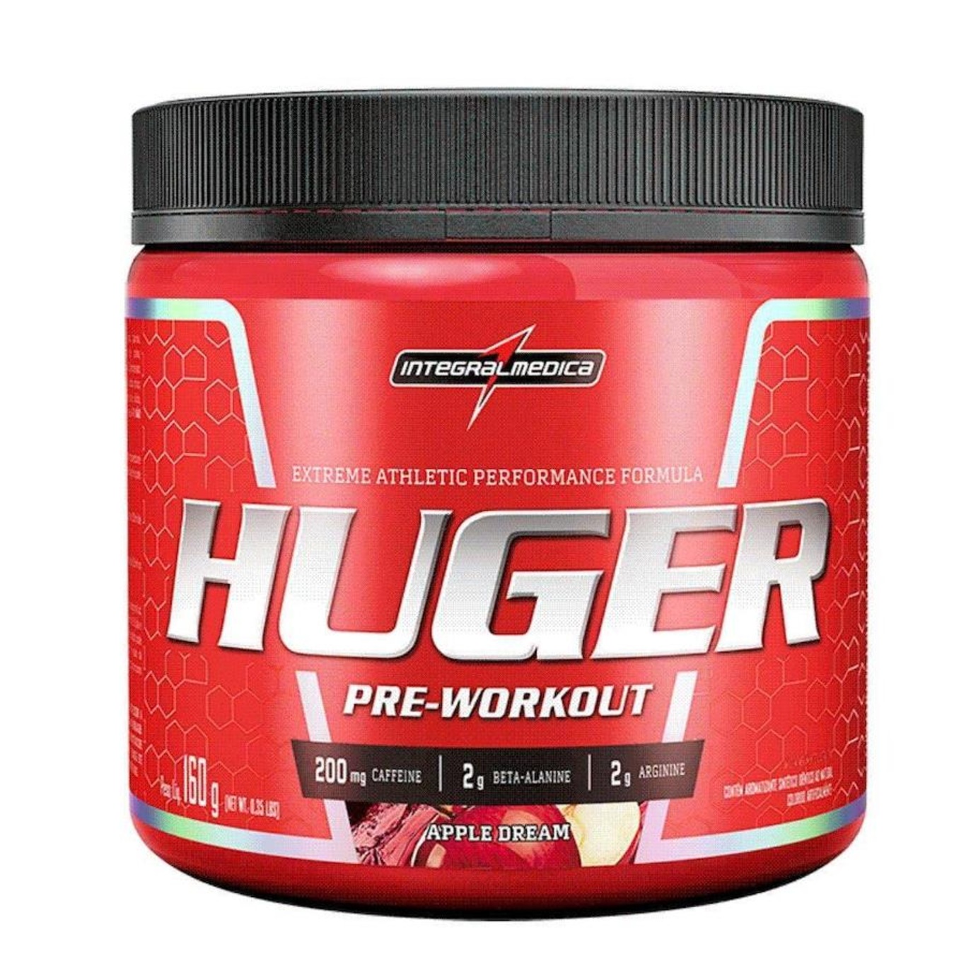 Huger Pre-Workout Integralmédica - 160g - Foto 1