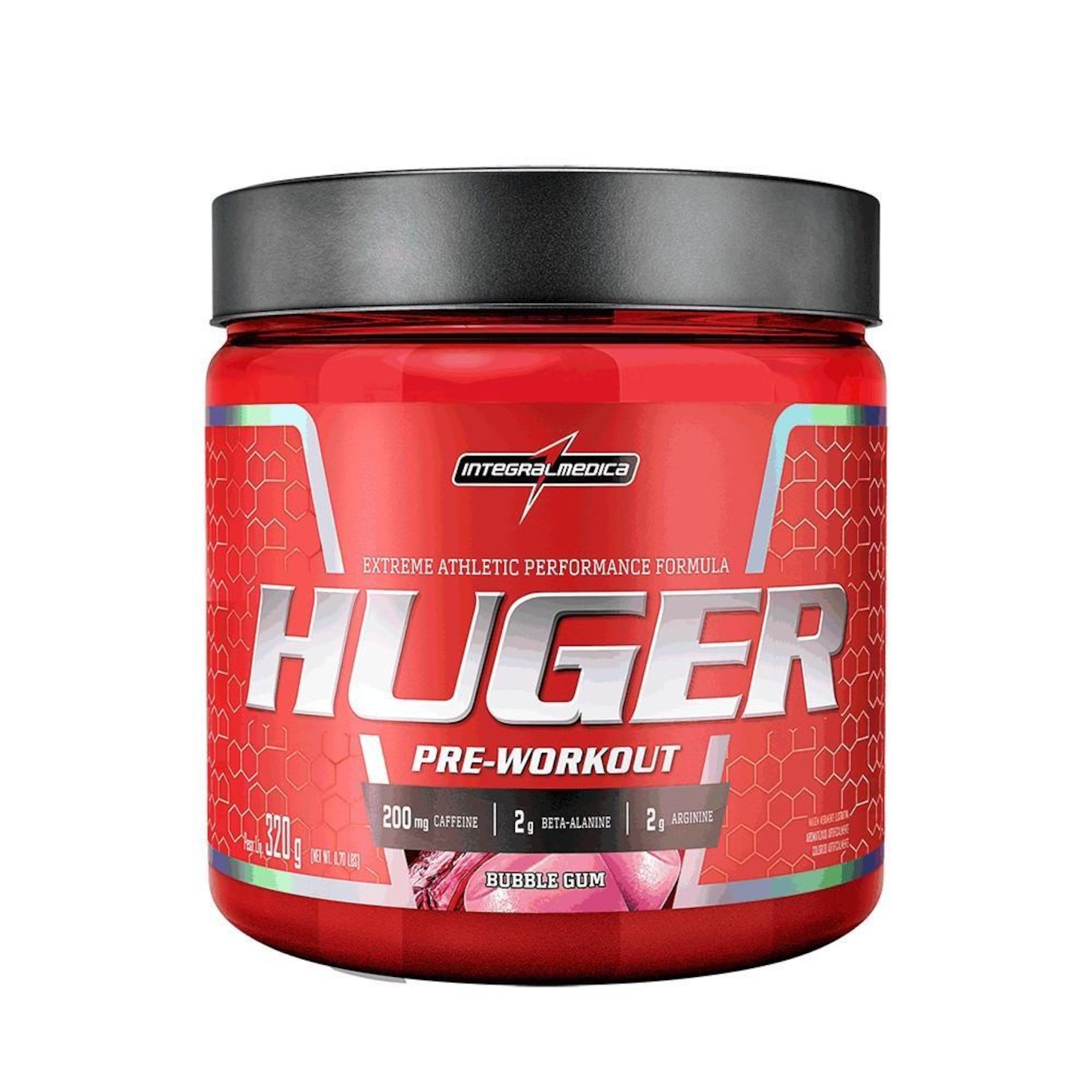 Huger Pre-Workout Integralmédica - 320g - Foto 1