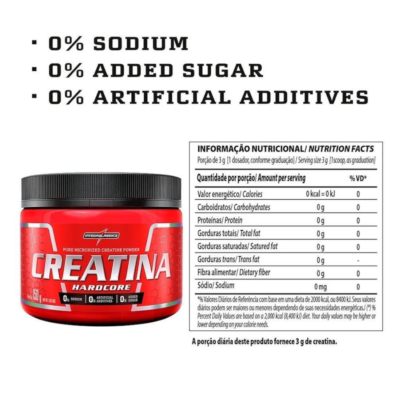 Creatina Integralmedica - 150g - Foto 2