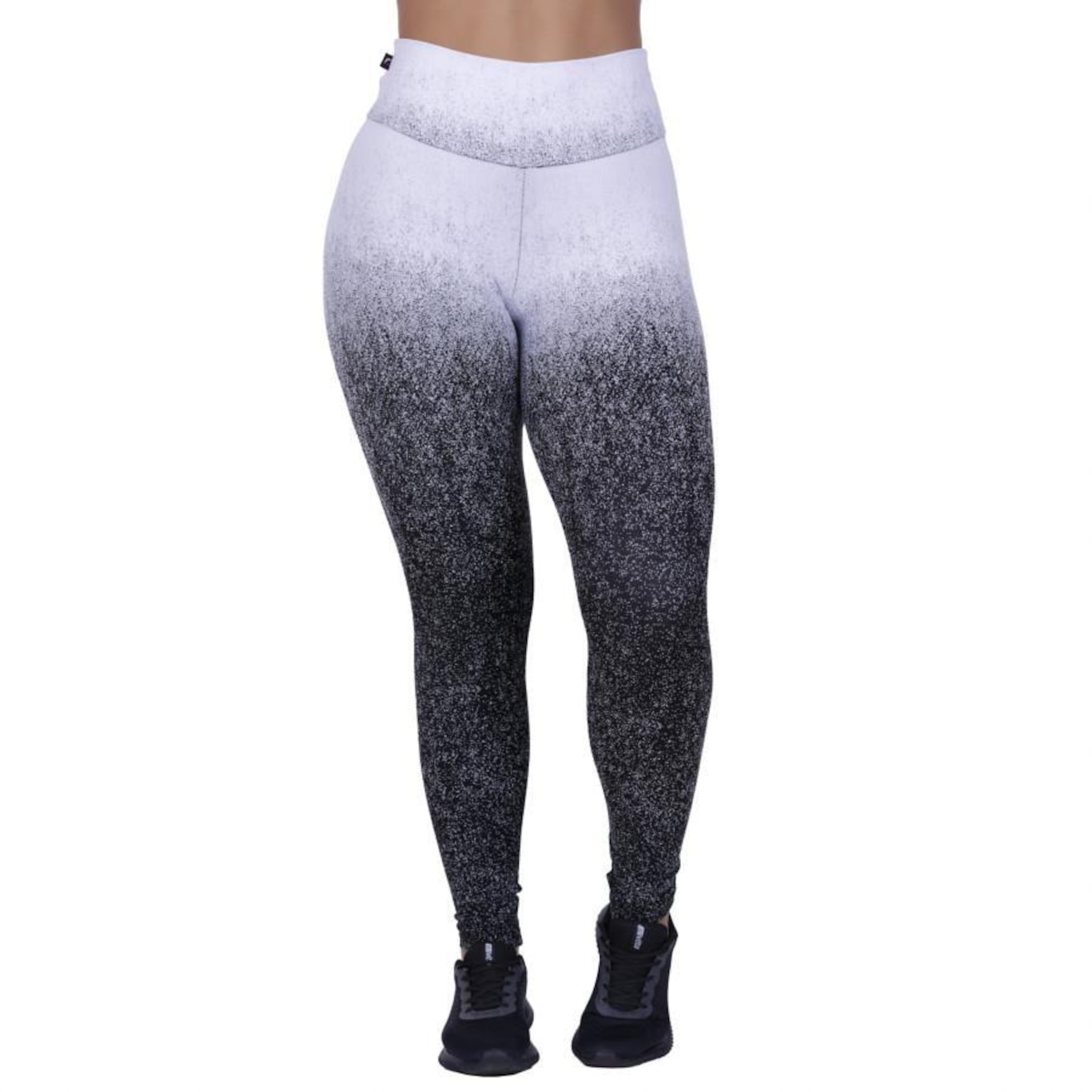 Calça Legging Orbis Fitness Cintura Alta Jacquard Degrade - Feminina - Foto 4