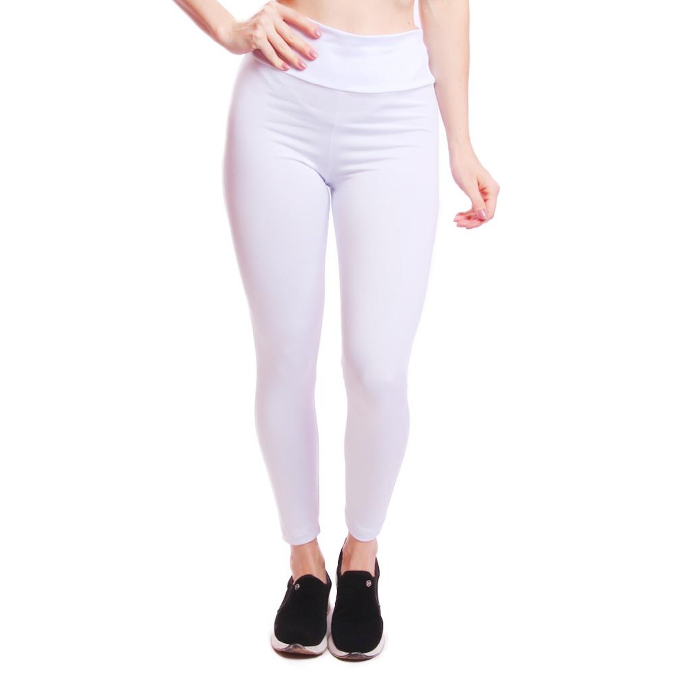 Calca Legging Branca Feminina