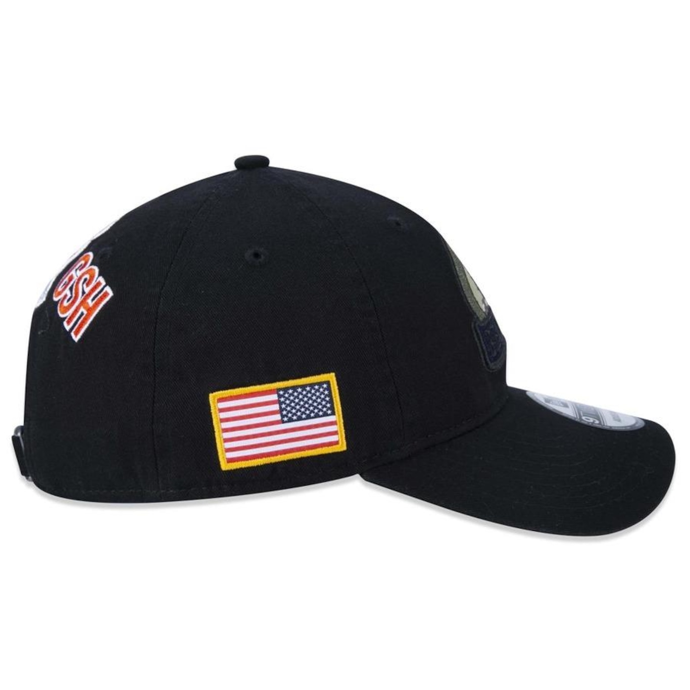 Boné Aba Curva New Era 9Twenty Chicago Bears Salute To Service 2022 - Strapback - Adulto - Foto 6