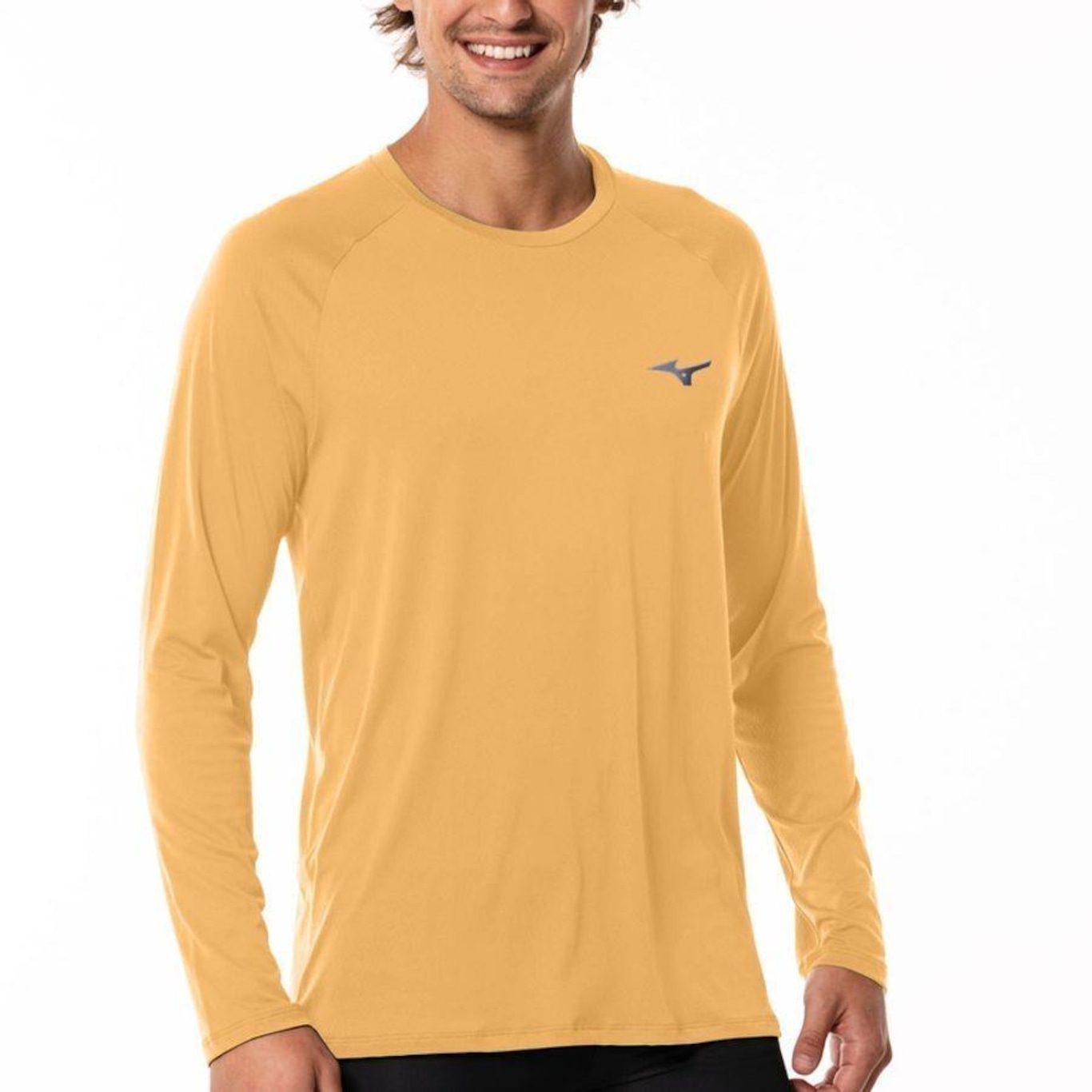 Camiseta Manga Longa Mizuno PRO UV +50 - Masculina - Foto 1