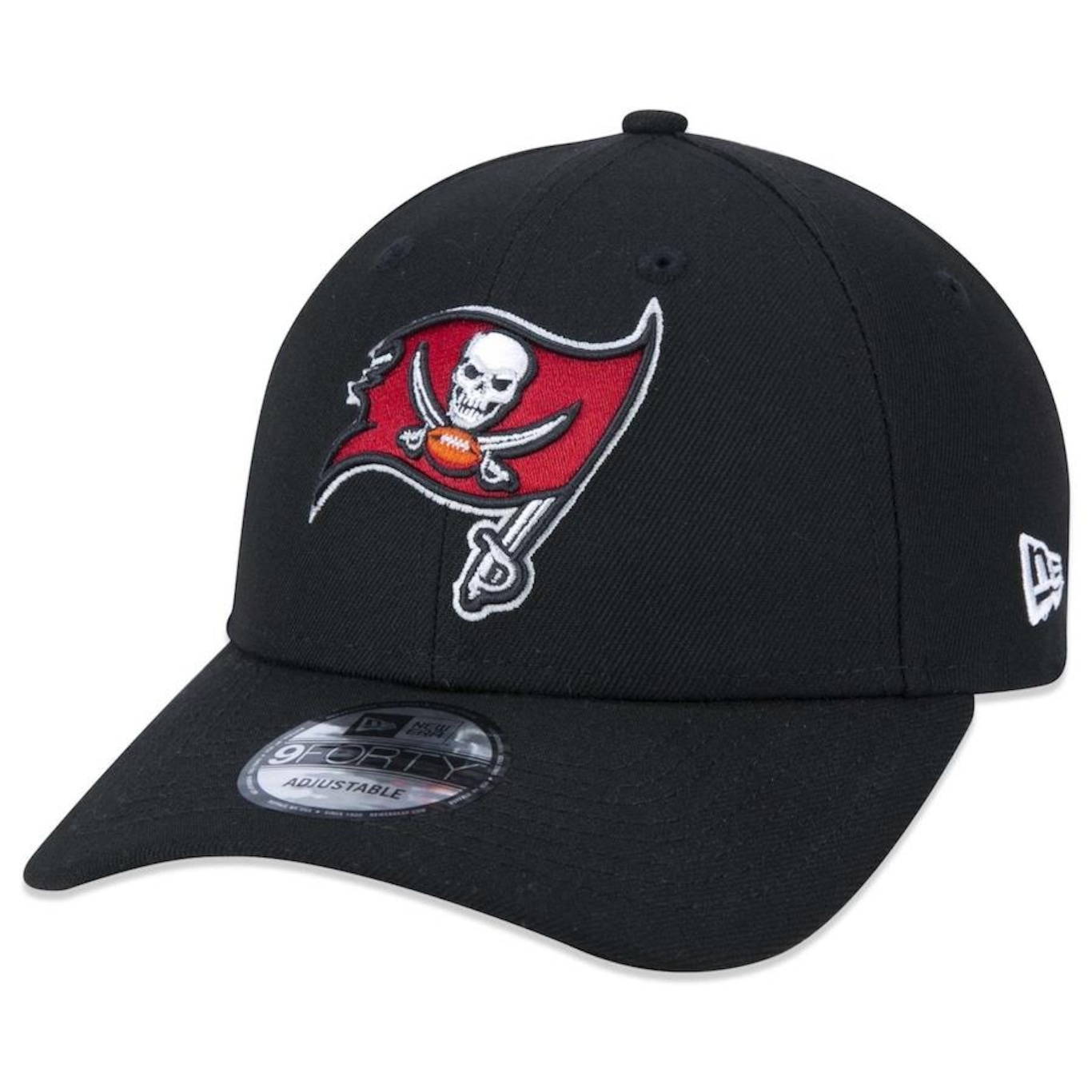 Boné Aba Curva New Era 9Forty NFL Tampa Bay Buccaneers - Snapback - Adulto - Foto 1