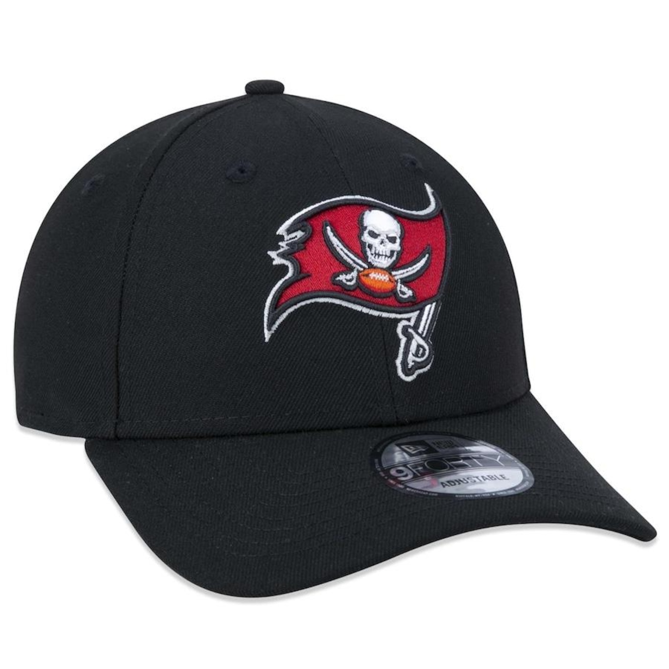 Boné Aba Curva New Era 9Forty NFL Tampa Bay Buccaneers - Snapback - Adulto - Foto 3