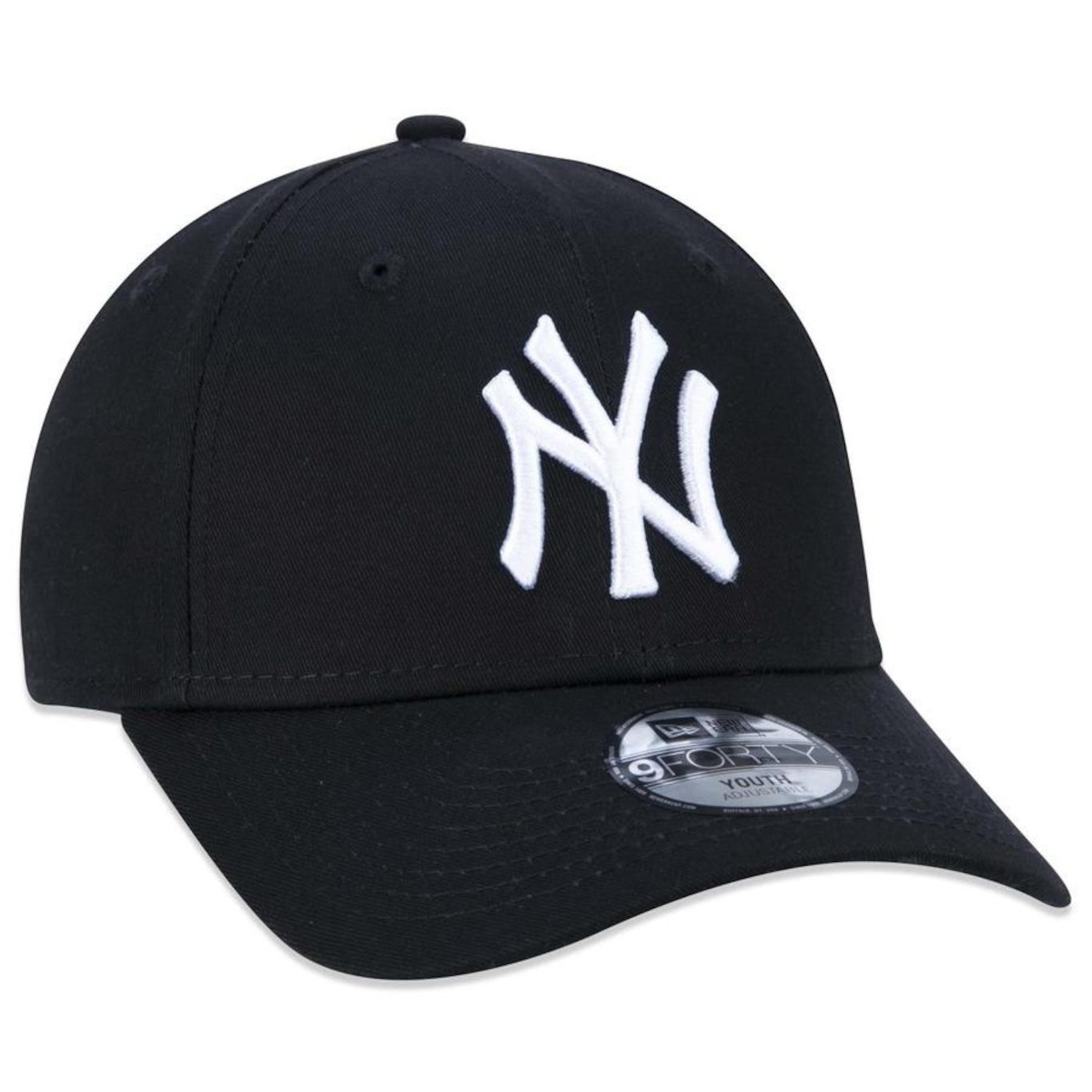 Boné Aba Curva New Era 9Forty MLB New York Yankees - Ajustável - Infantil - Foto 3