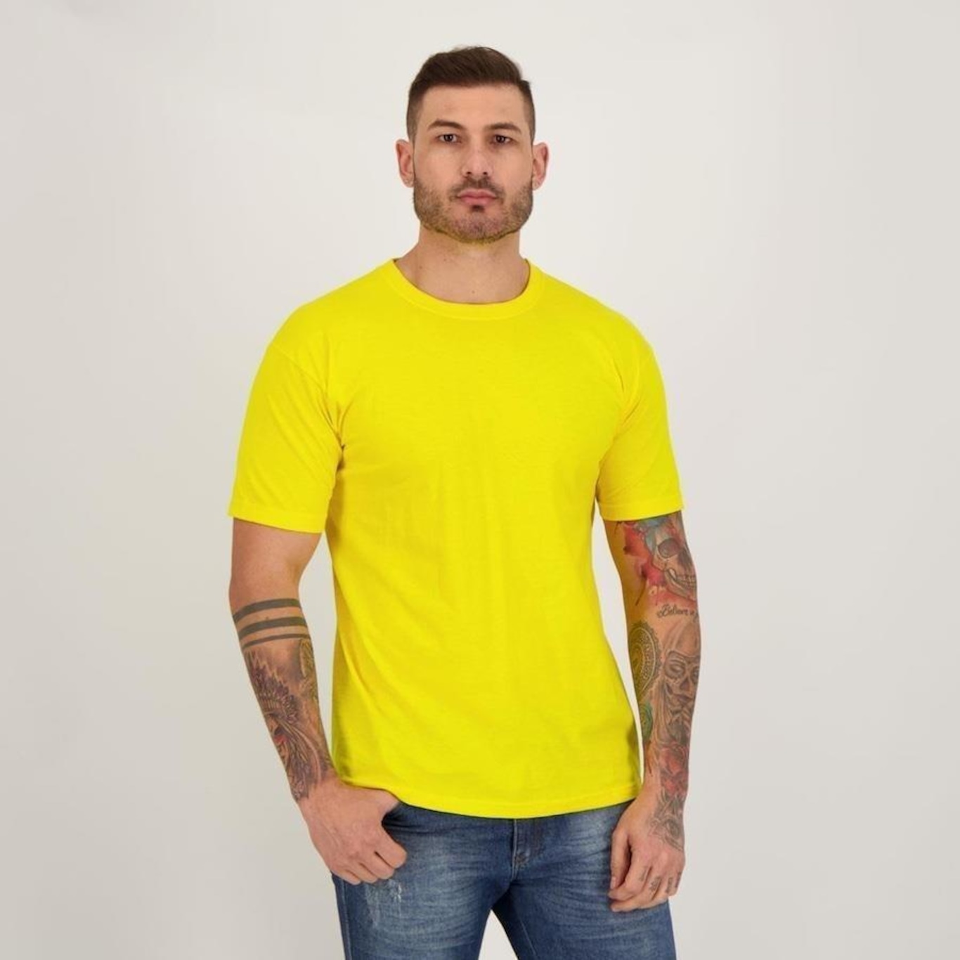 Camiseta Dras Basica - 6 Unidades - Masculina - Foto 4