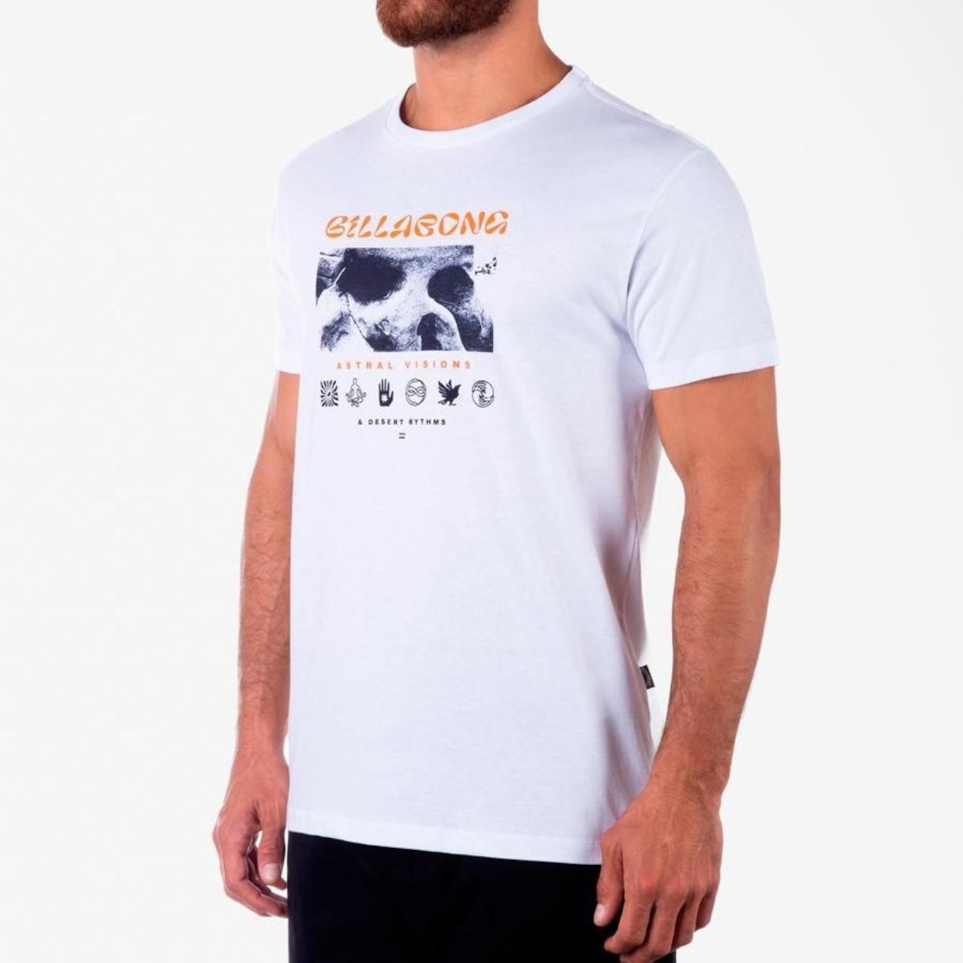 Camiseta Billabong Fossil - Masculina - Foto 3