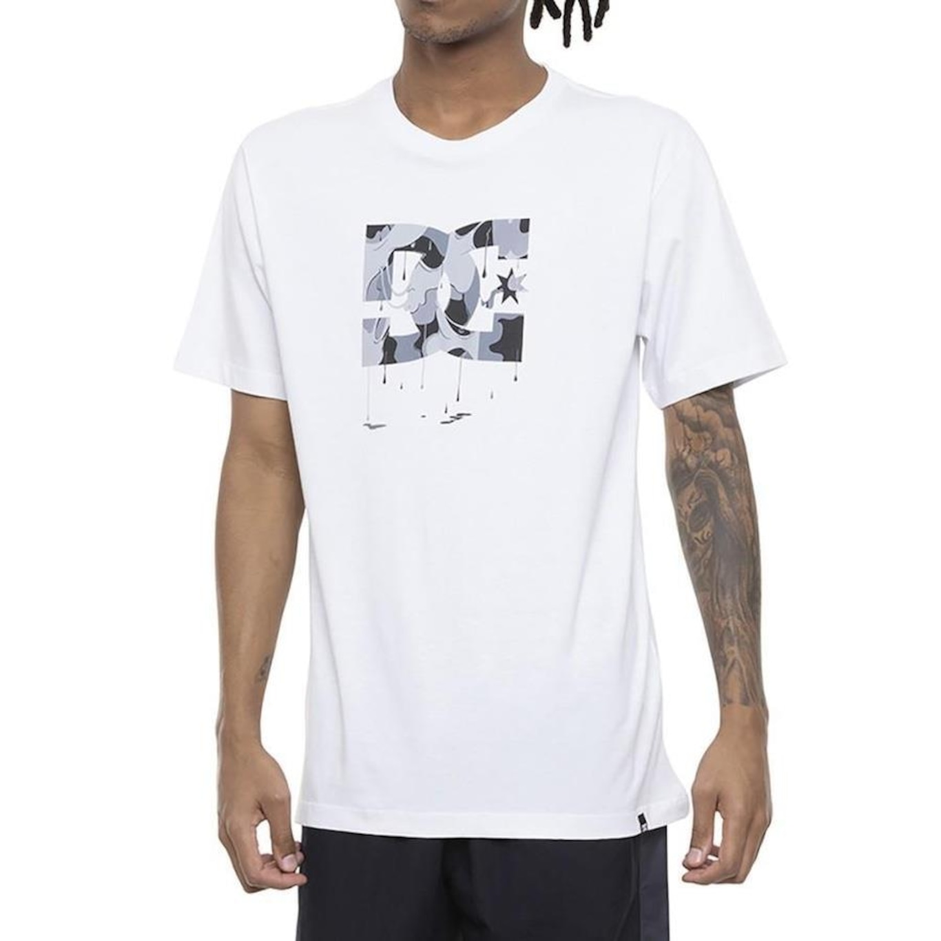 Camiseta Dc Shoes Dc Star Drip Drop - Masculina - Foto 1