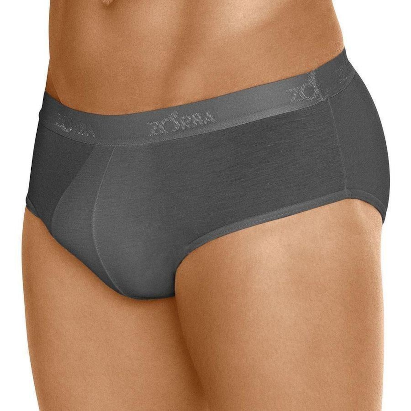 Kit Cuecas Slip Zorba Modal 688 - 3 Unidades - Masculina - Foto 4