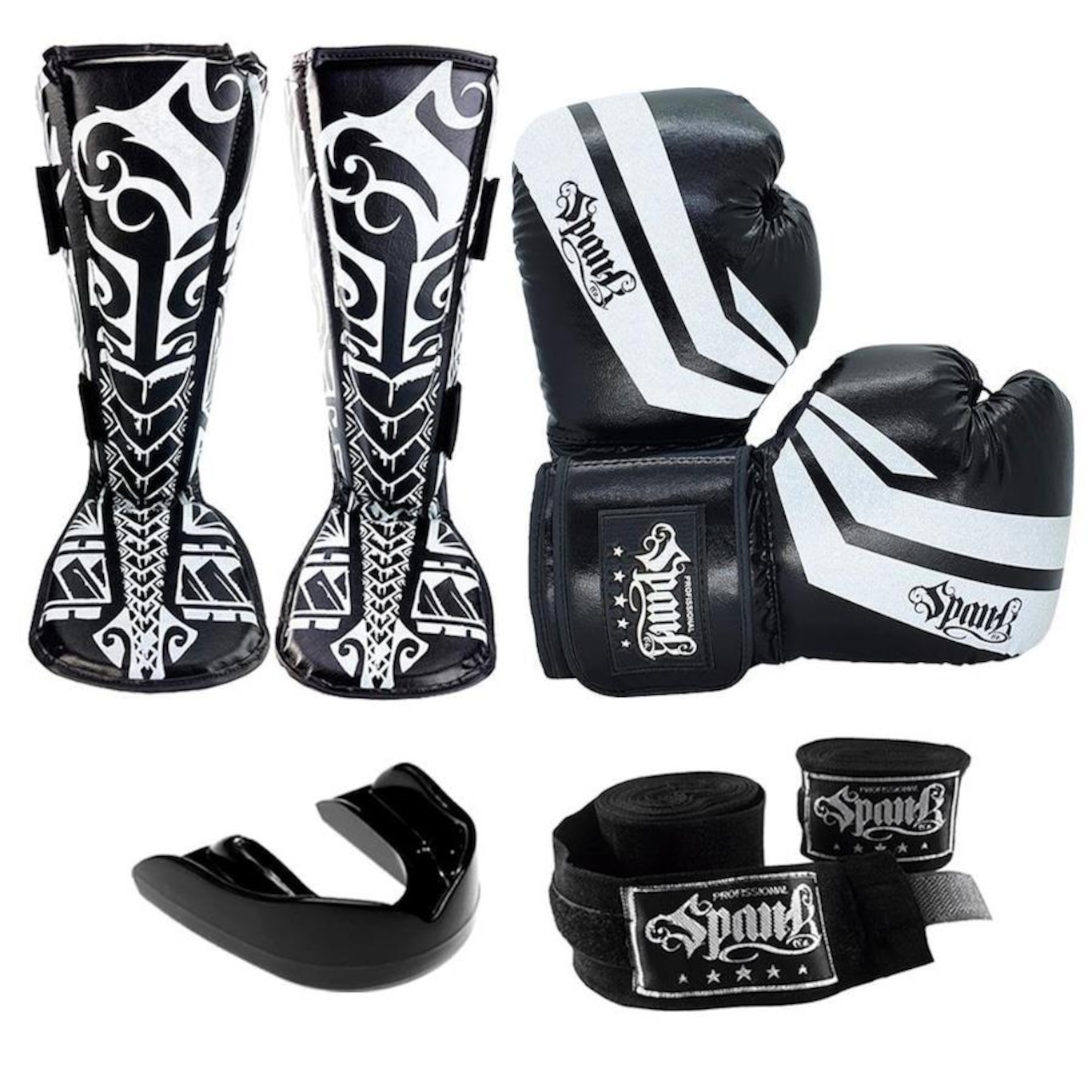 Kit de Muay Thai Spank CONFY Kickboxing - Adulto - Foto 1